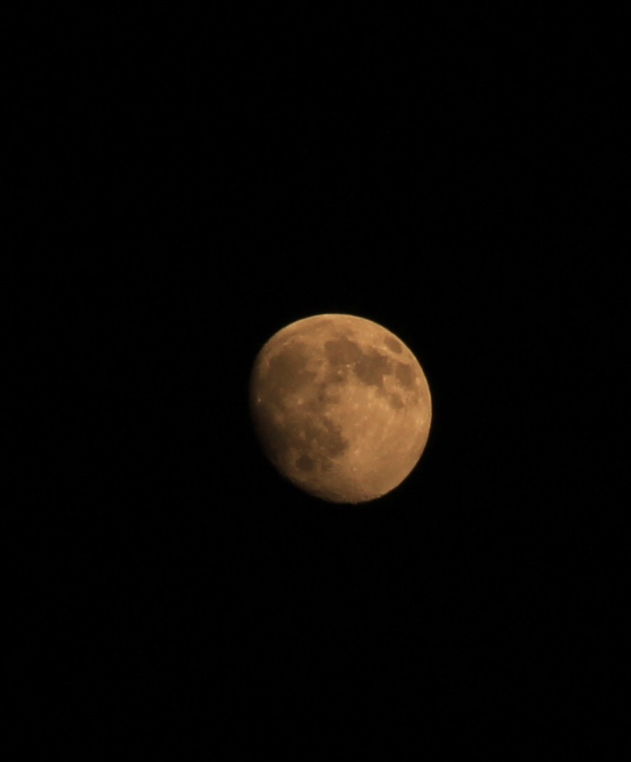 Canon EF-S 18-135mm F3.5-5.6 IS sample photo. 87% full moon photography