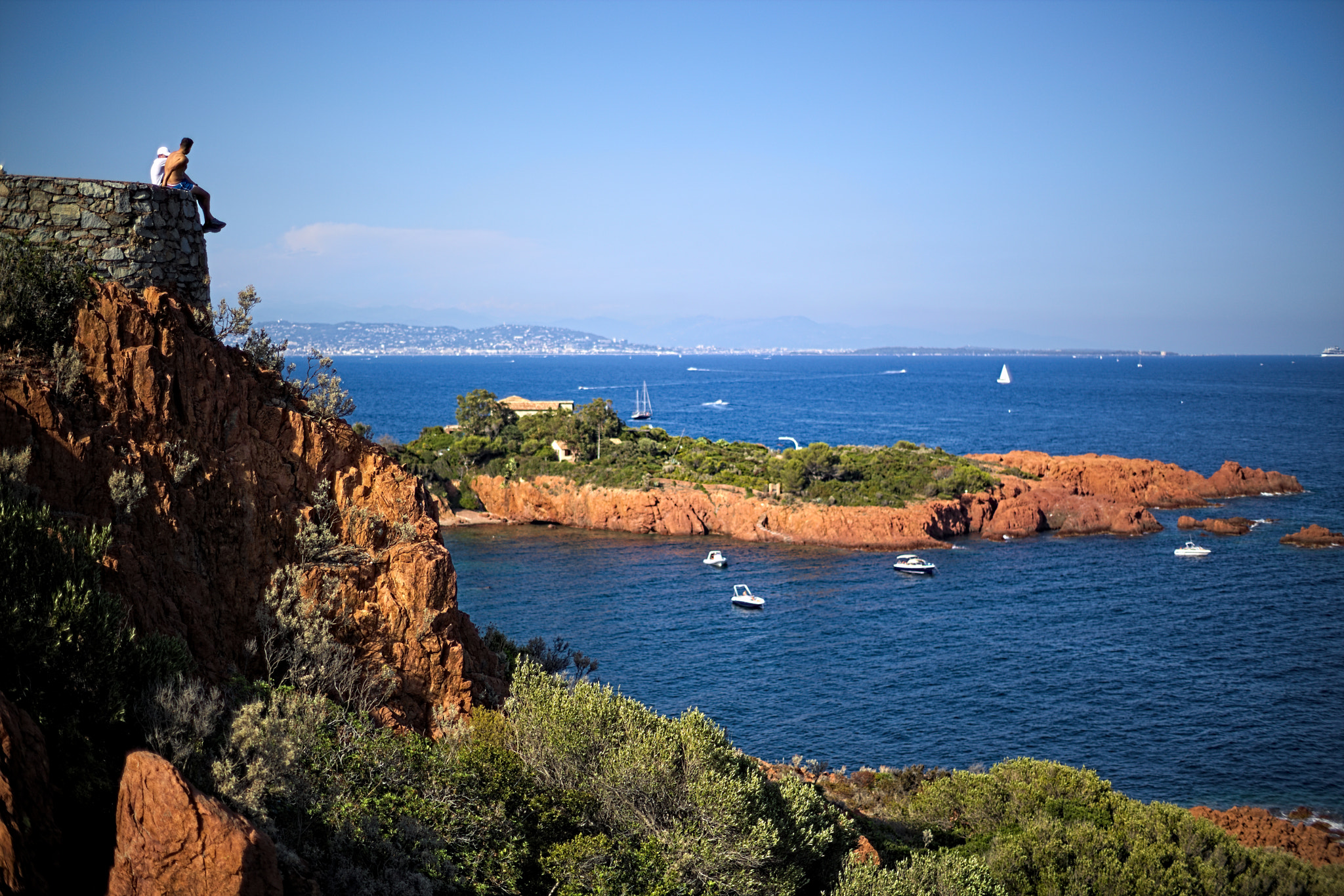 ZEISS Planar T* 50mm F1.4 sample photo. Côte d'azur - pointe de l'observatoire photography