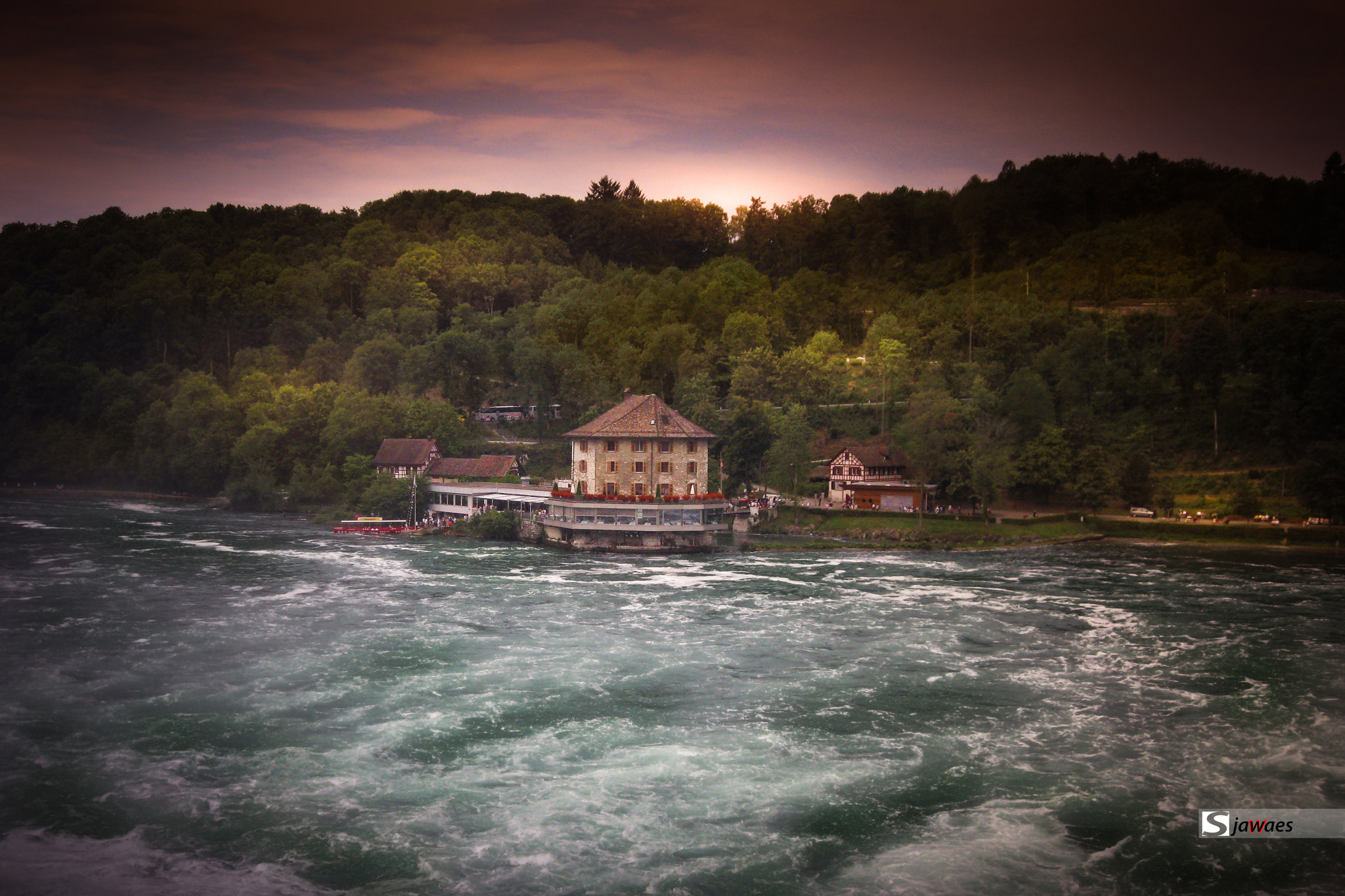 Canon DIGITAL IXUS 900TI sample photo. Rhine falls photography