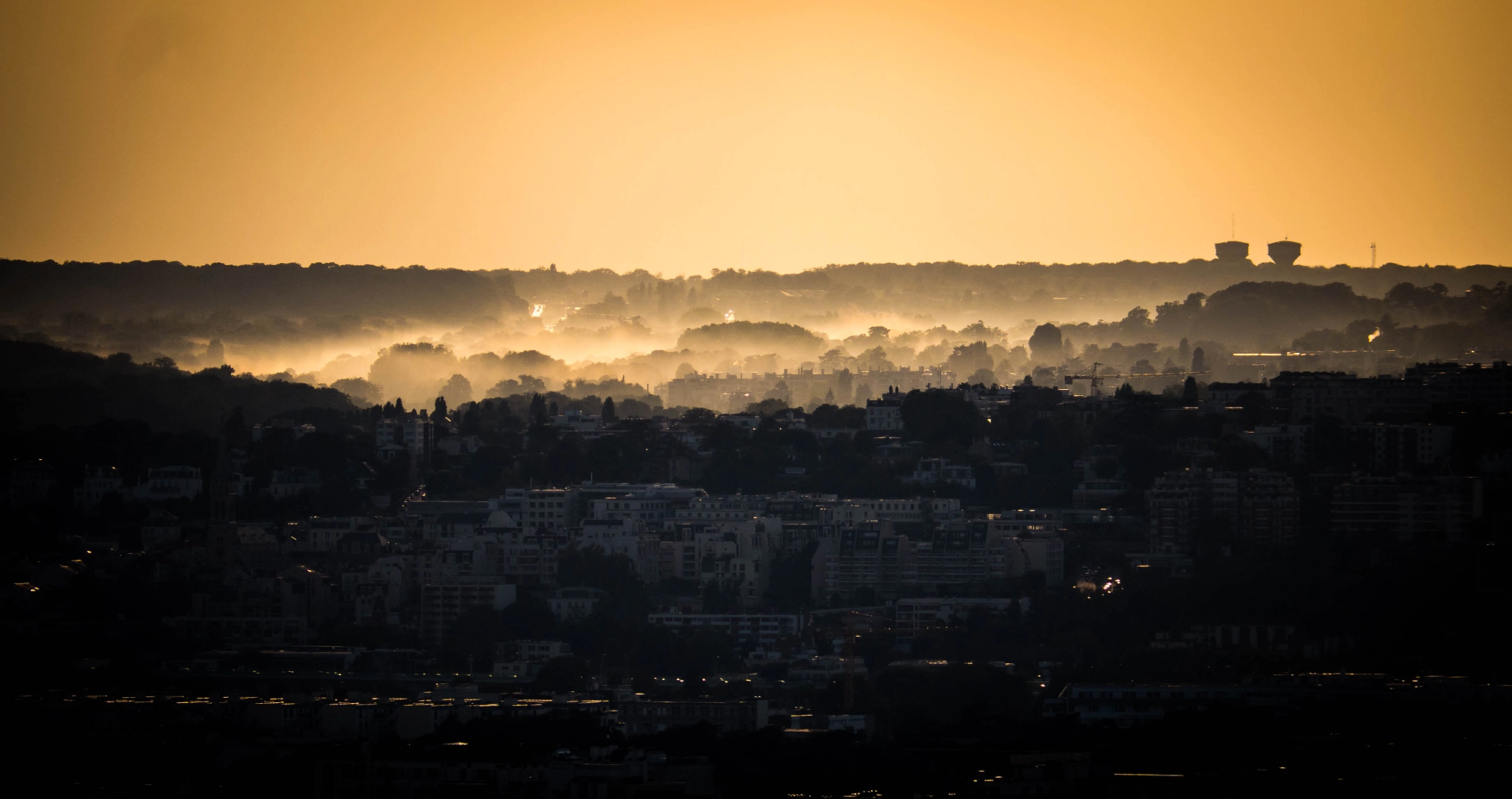 Panasonic Lumix G Vario 45-200mm F4-5.6 OIS sample photo. Fog in the valley photography