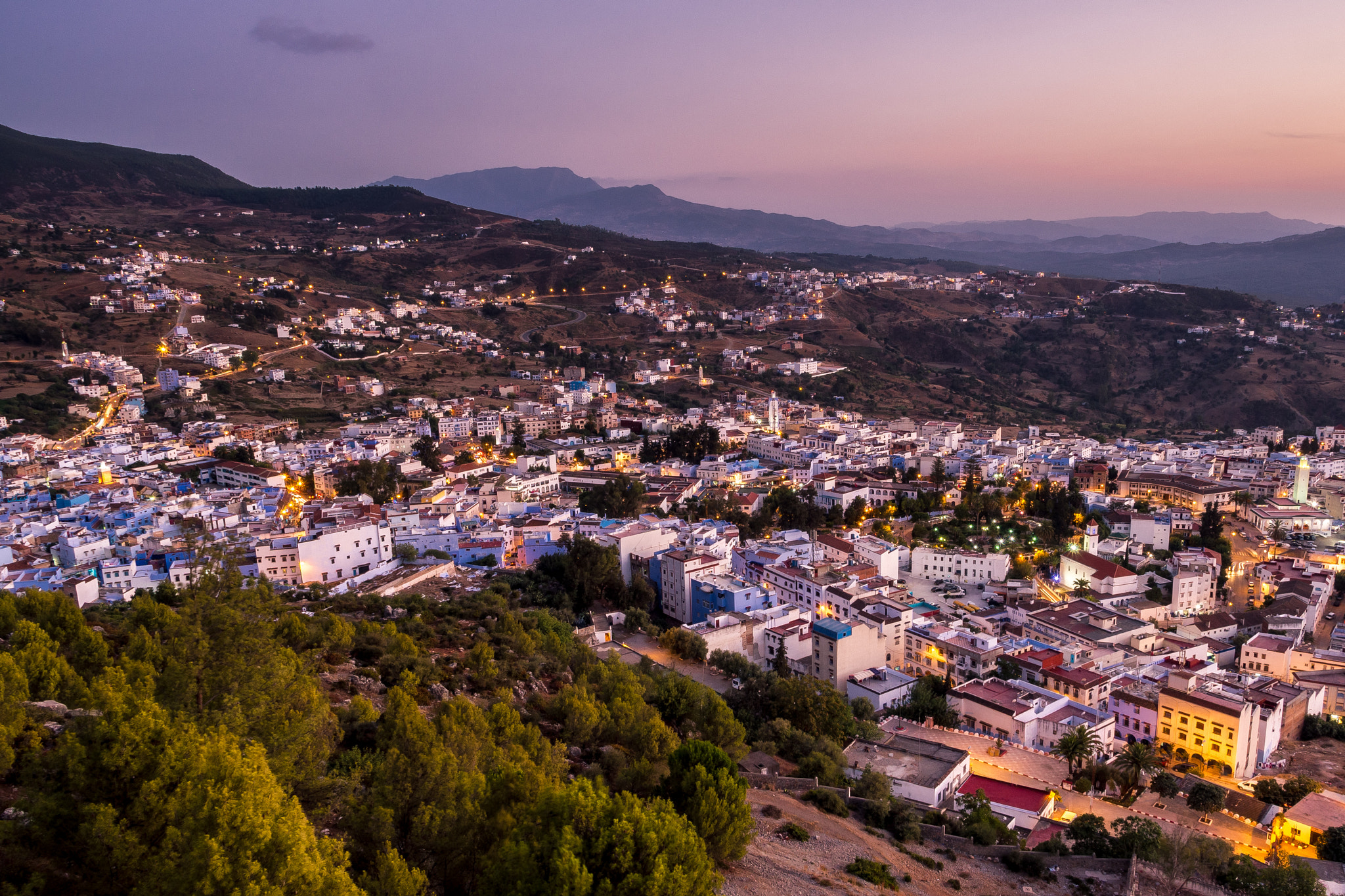 Olympus OM-D E-M5 + OLYMPUS M.12mm F2.0 sample photo. Chefchaouen sunset 2 photography