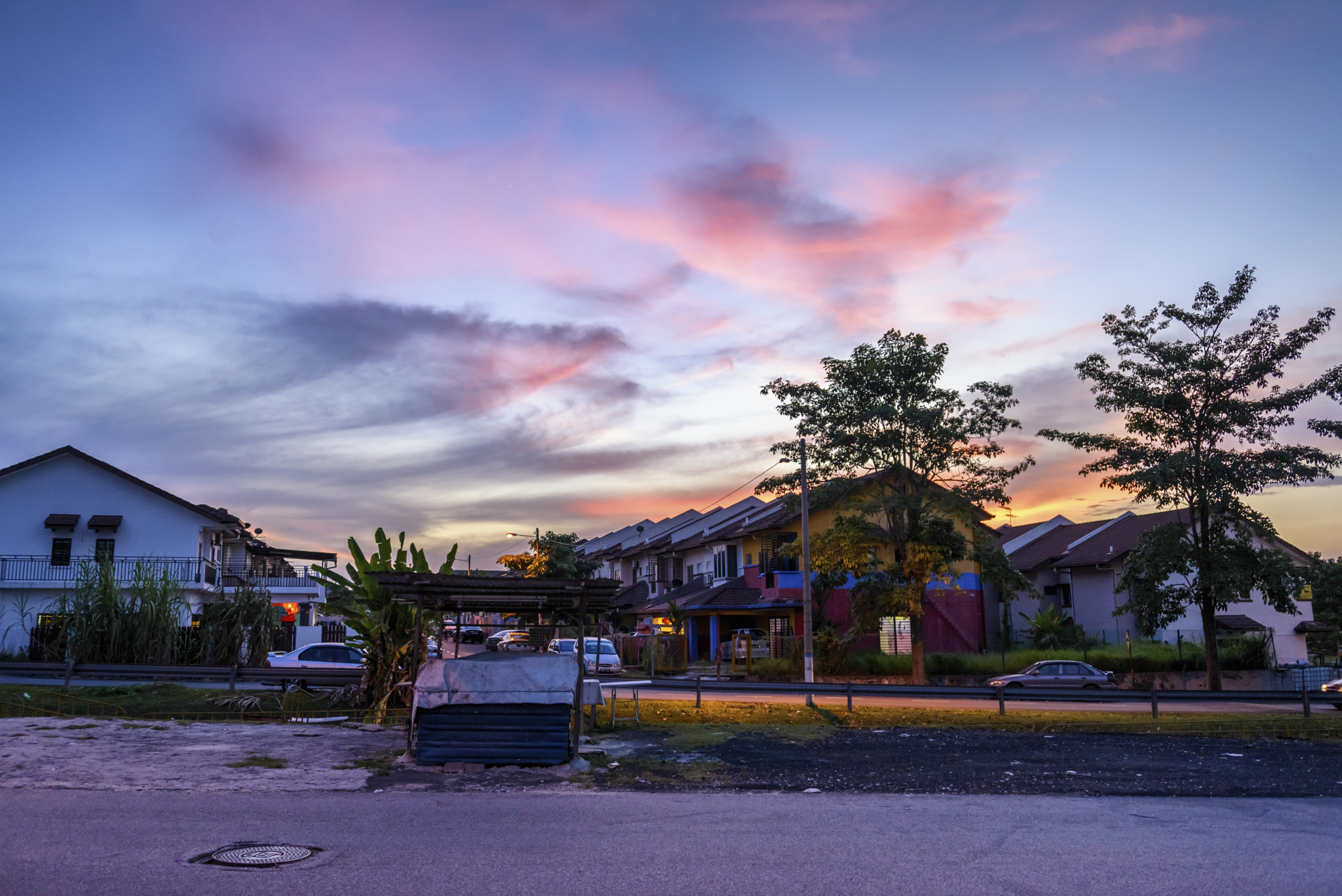 Nikon D610 sample photo. Colorful sunset photography
