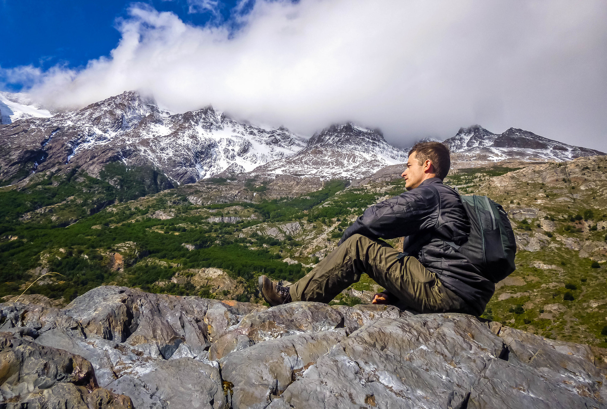 Panasonic DMC-SZ1 sample photo. Torres del paine photography