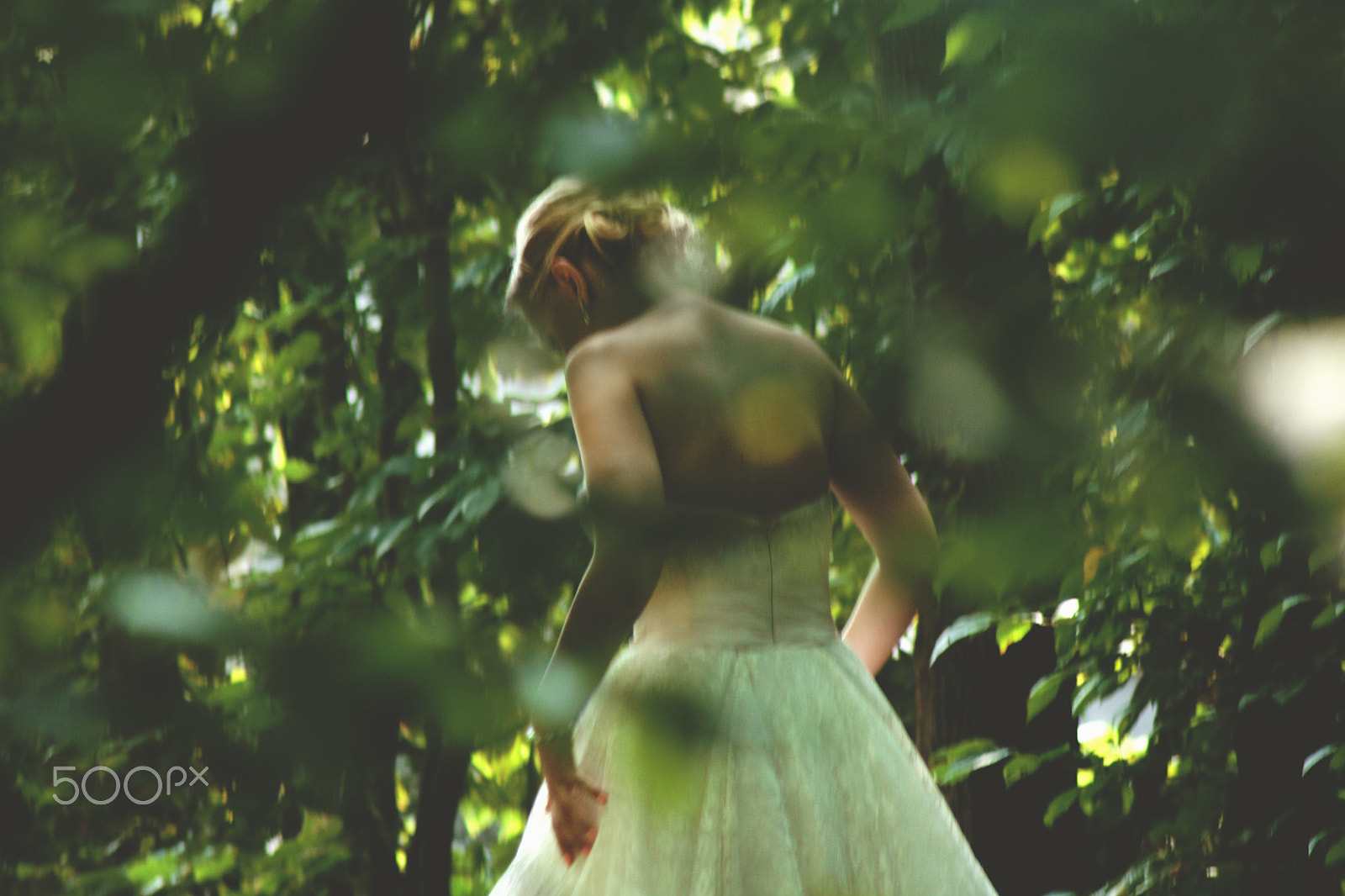 Canon EOS 450D (EOS Rebel XSi / EOS Kiss X2) sample photo. Bride in the woods. photography