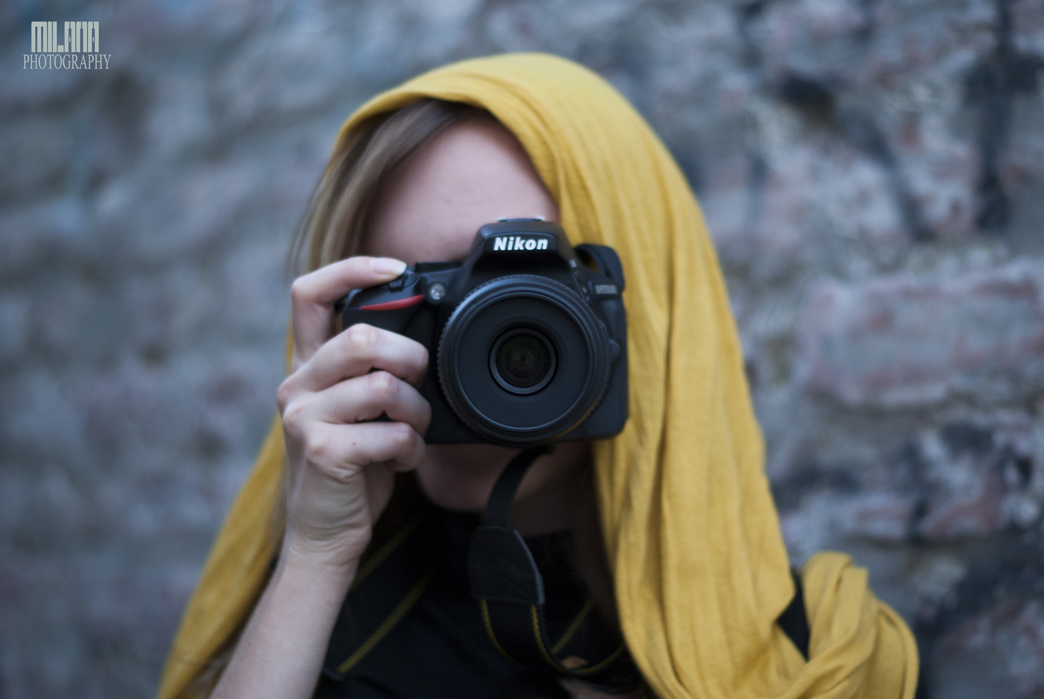 Sony Alpha DSLR-A200 sample photo. Don't hide your face lady photography