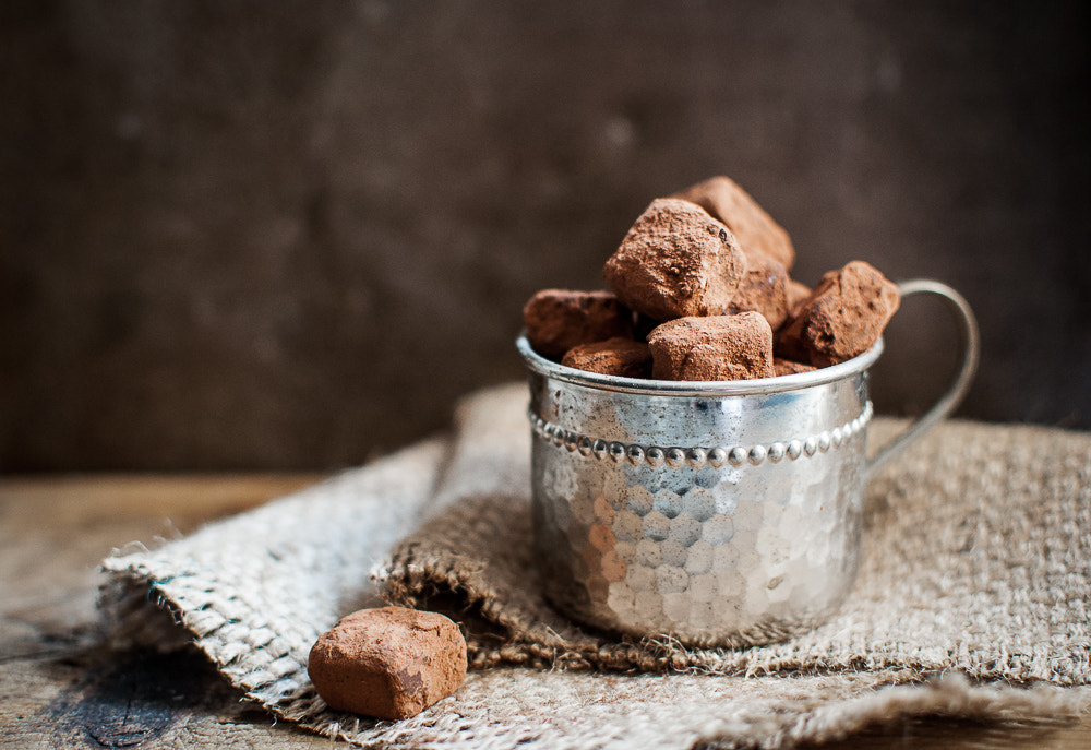 ginger&dark chocolate truffles I