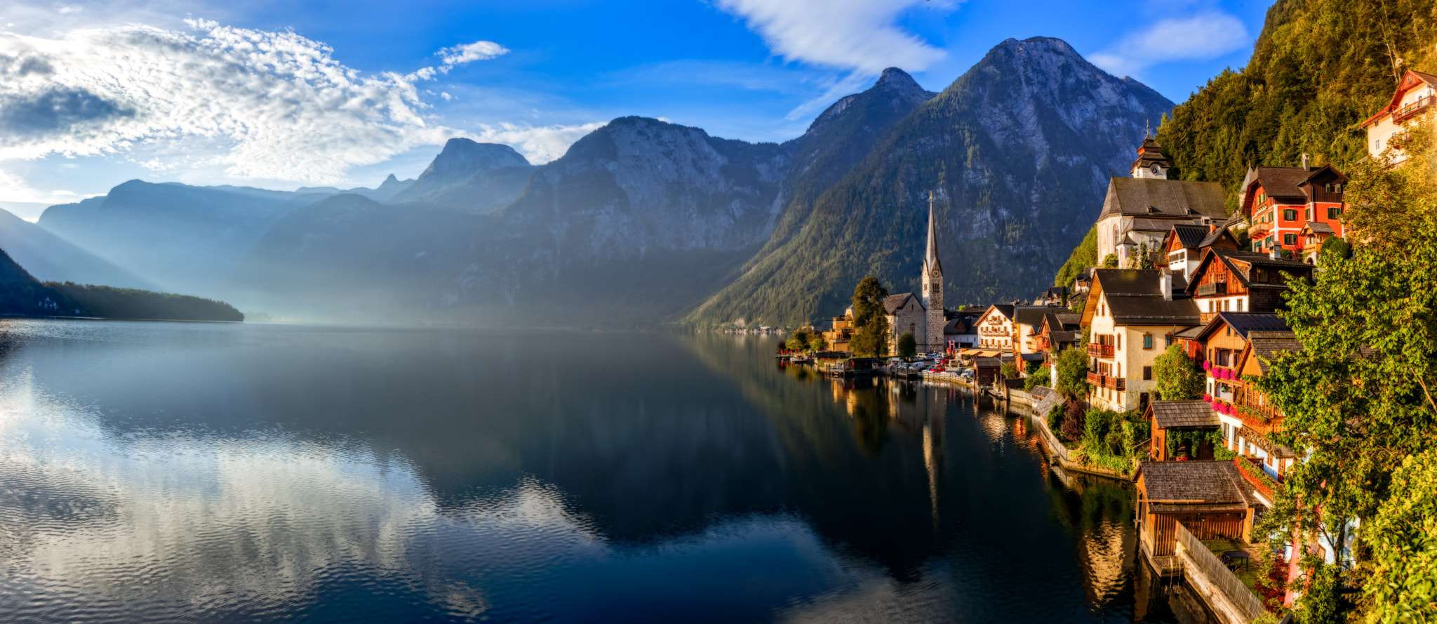 Canon EOS 5DS + Sigma 12-24mm F4.5-5.6 II DG HSM sample photo. Panorama of hallstatt photography