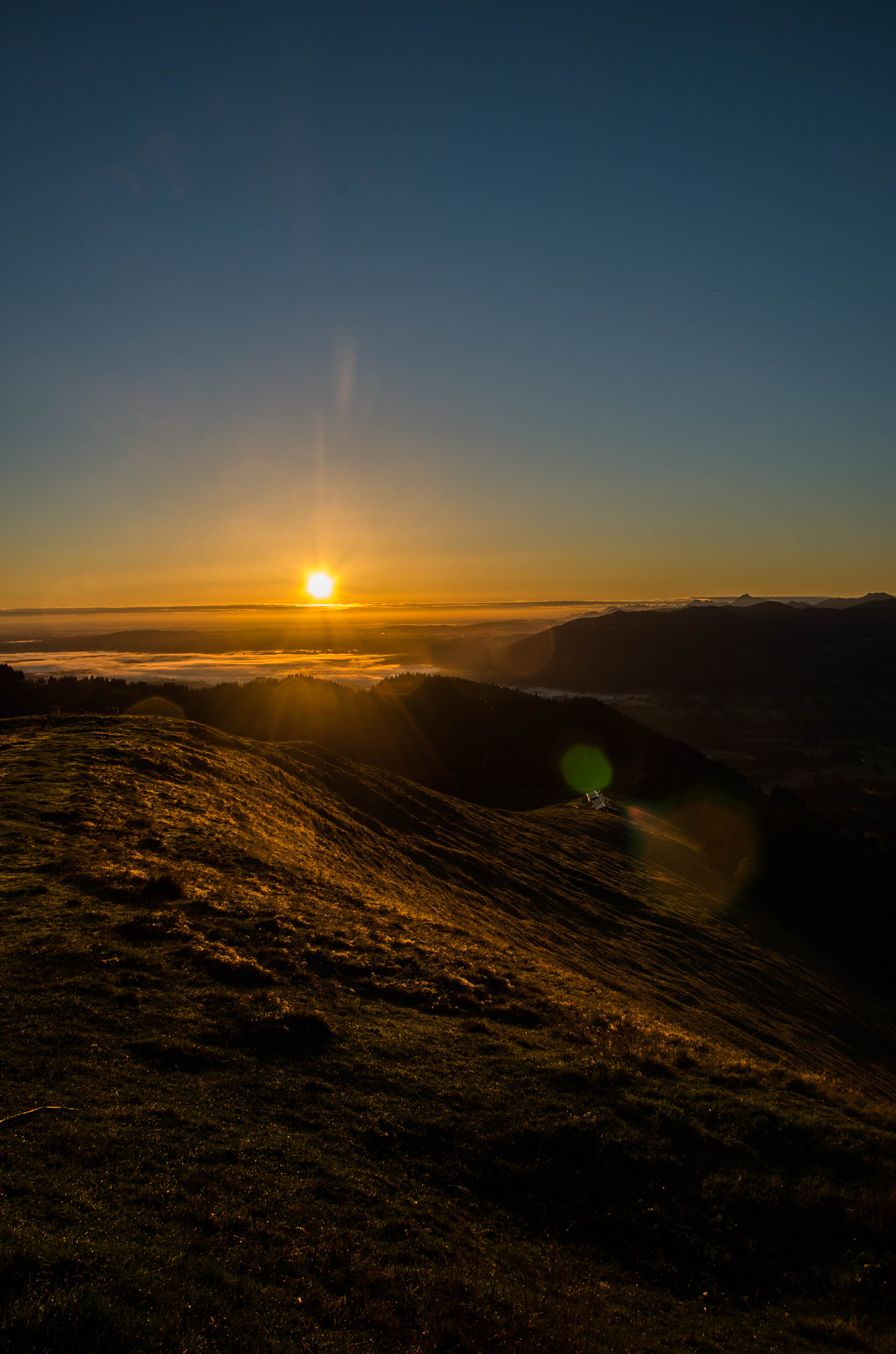 Pentax K-30 + Sigma 17-70mm F2.8-4 DC Macro OS HSM sample photo. Sunrise on mountain photography