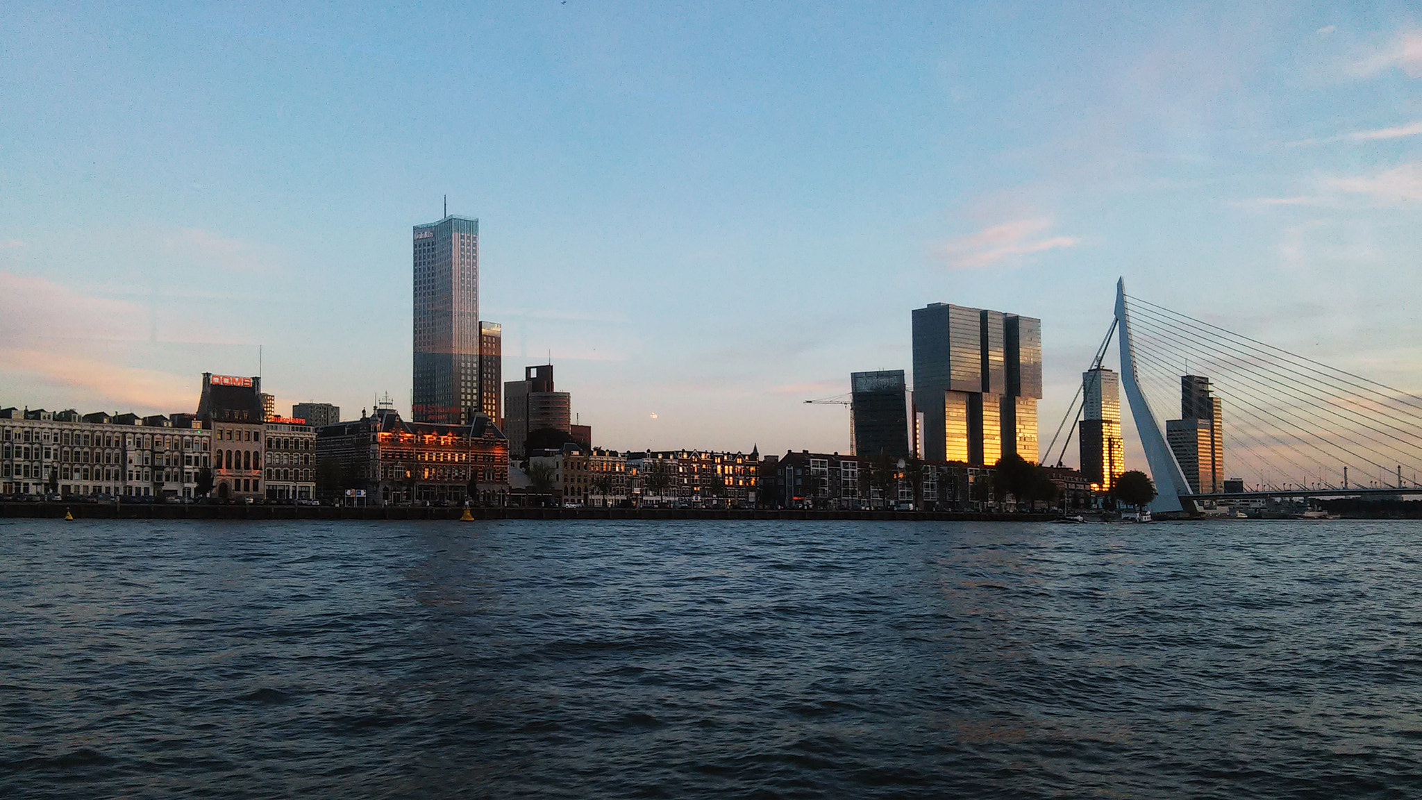 LG D405N sample photo. Rotterdam south & erasmus bridge photography