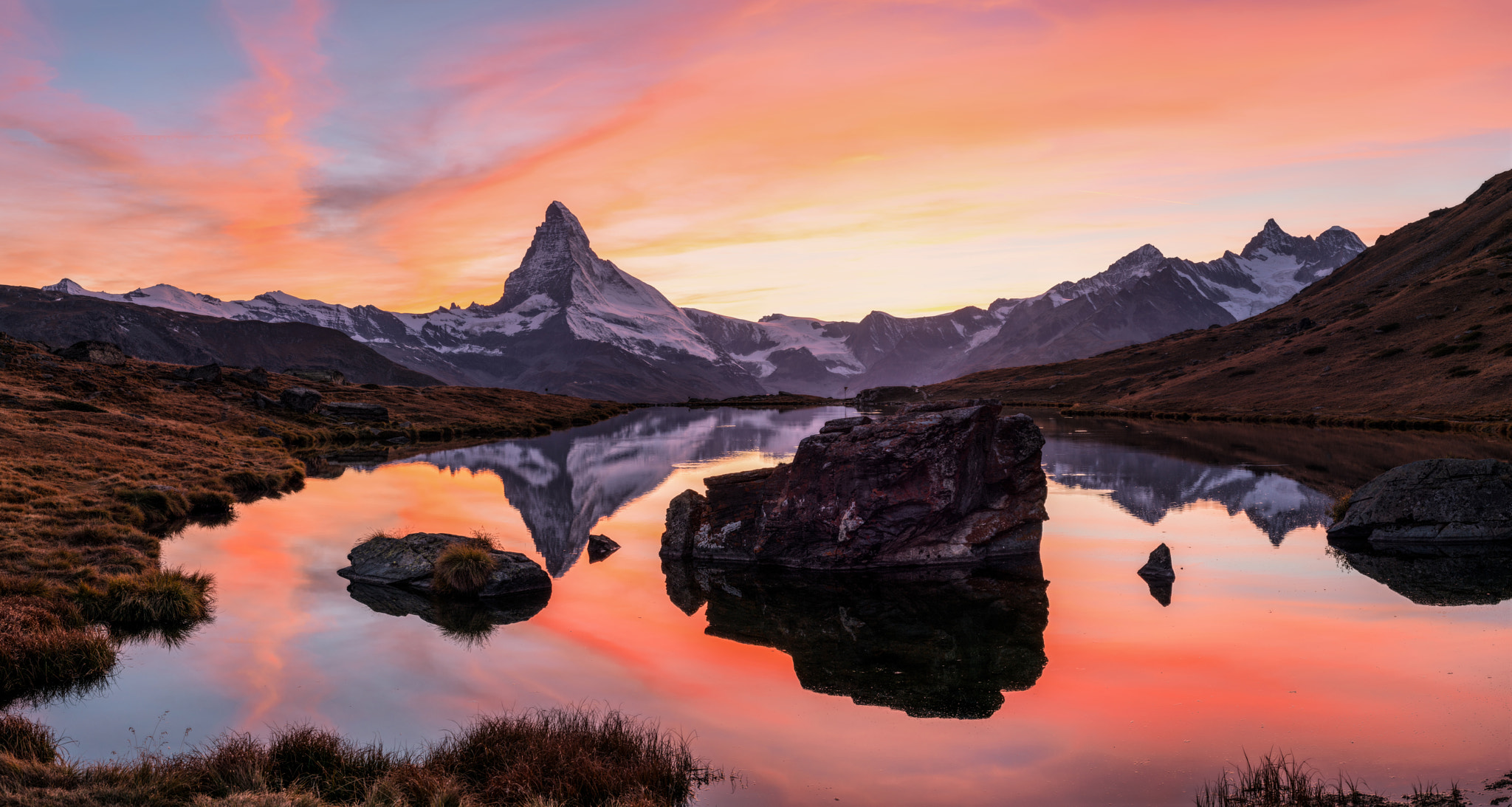 Sony a7R II sample photo. Matterhorn sunset photography