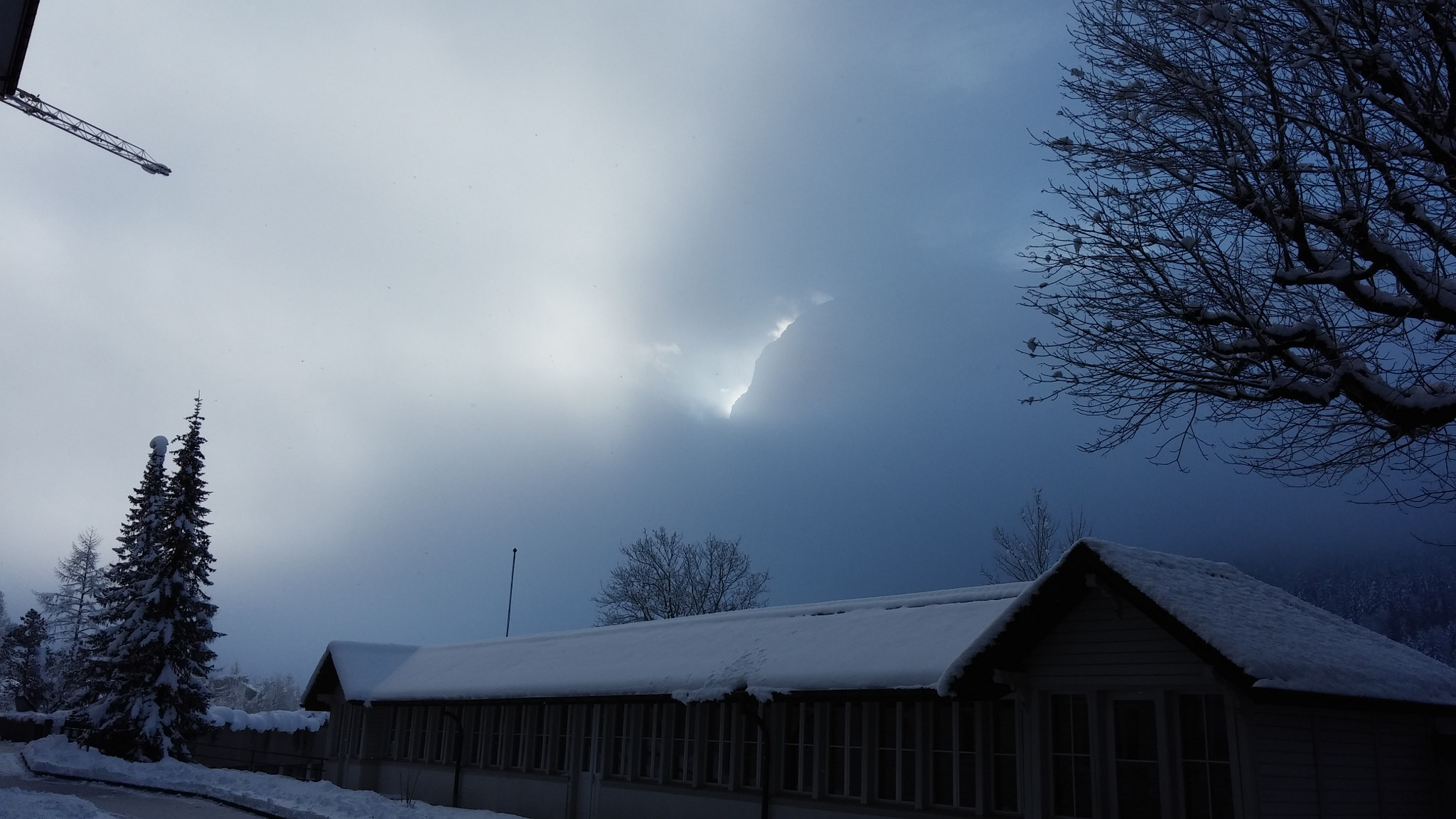LG G FLEX sample photo. The fog and the cold photography