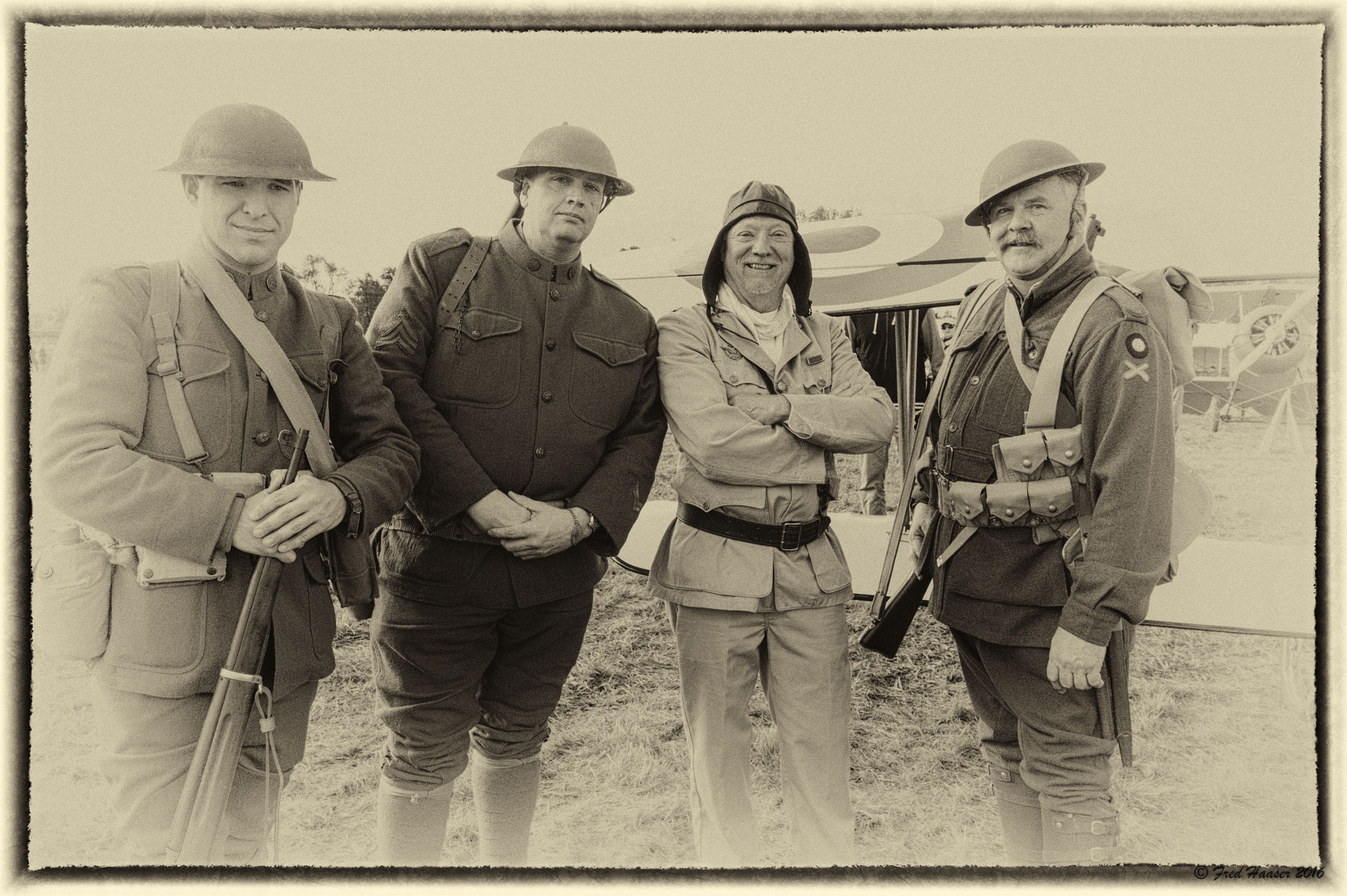 Nikon AF-S Nikkor 24-70mm F2.8E ED VR sample photo. World war i soldiers relax photography
