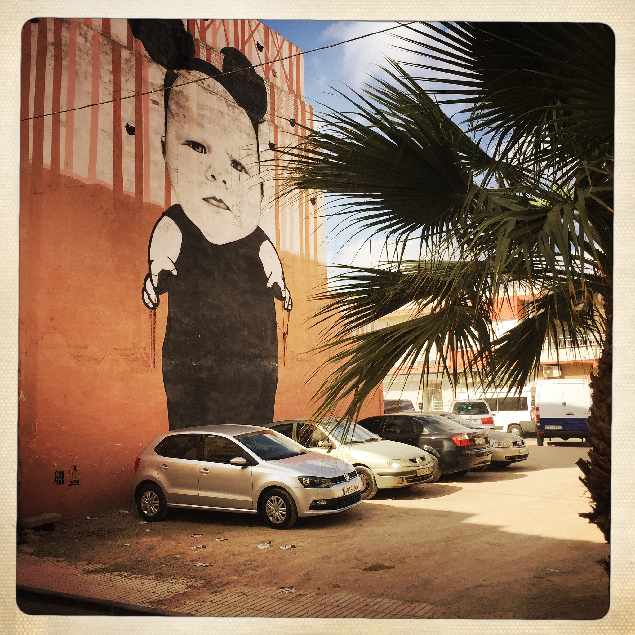 Hipstamatic 320 sample photo. Watching over us at los alcazares, spain. photography