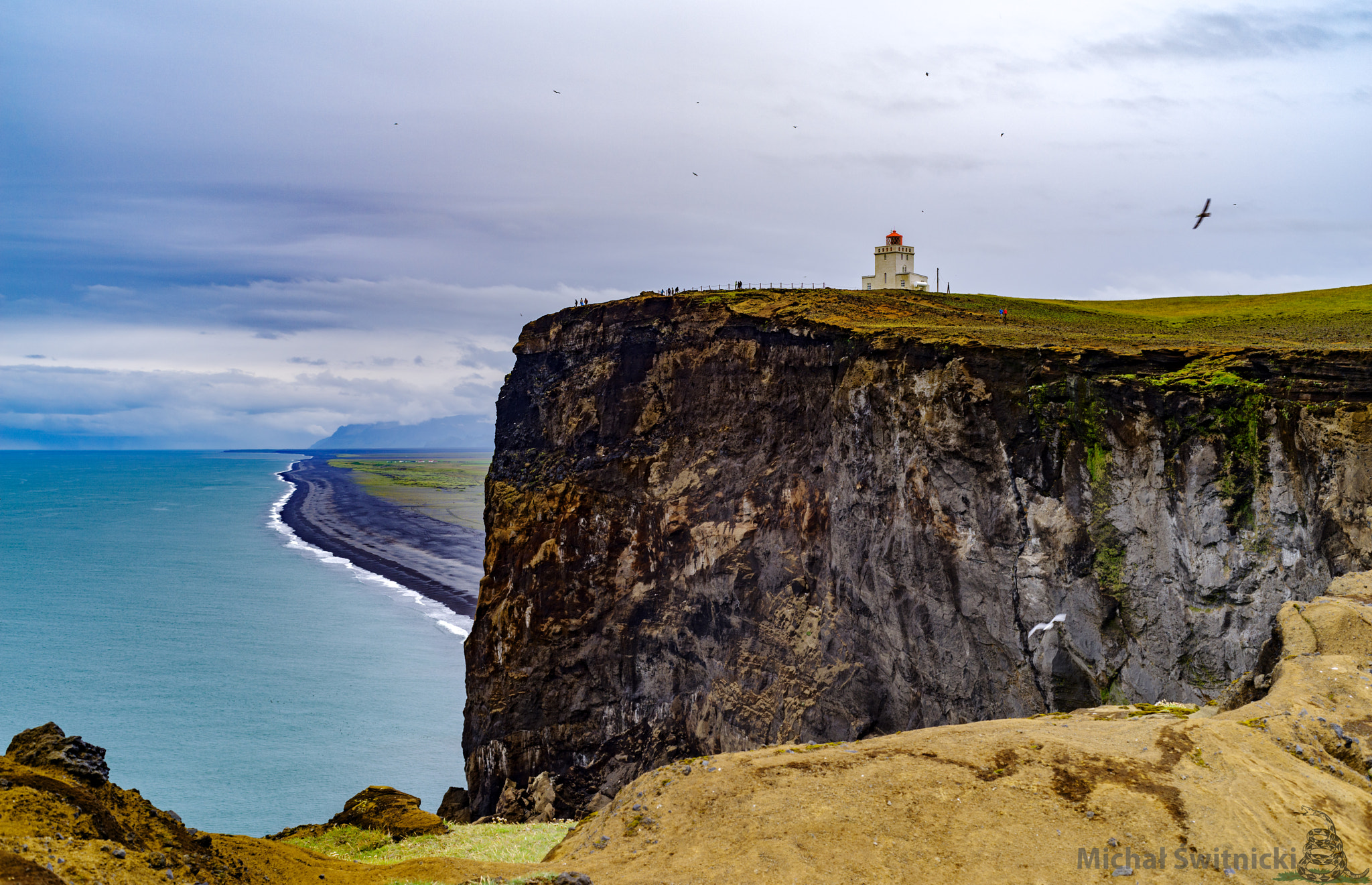 Pentax K-1 sample photo. Dyrhólaey cliffs and its lighthouse photography