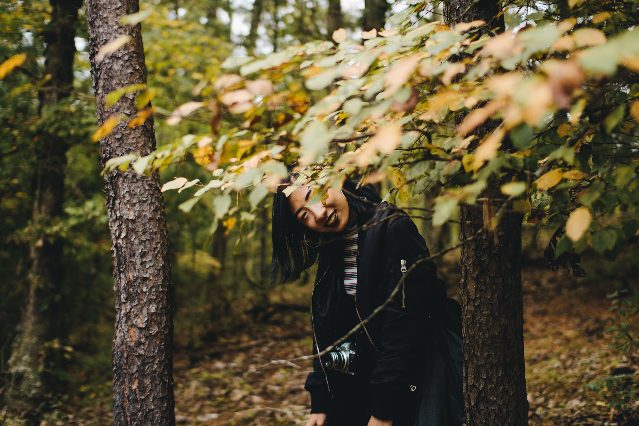 Sigma 30mm F1.4 EX DC HSM sample photo. Fall girl photography