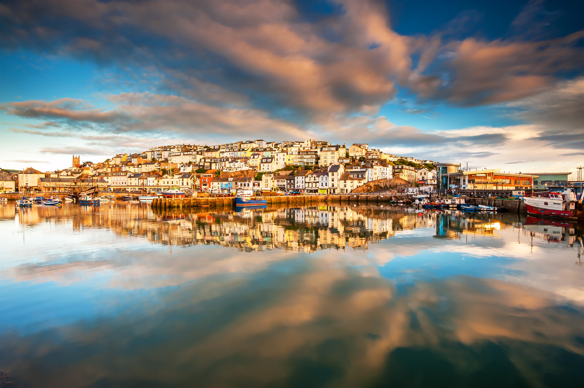 Nikon D3 sample photo. Brixham harbour photography