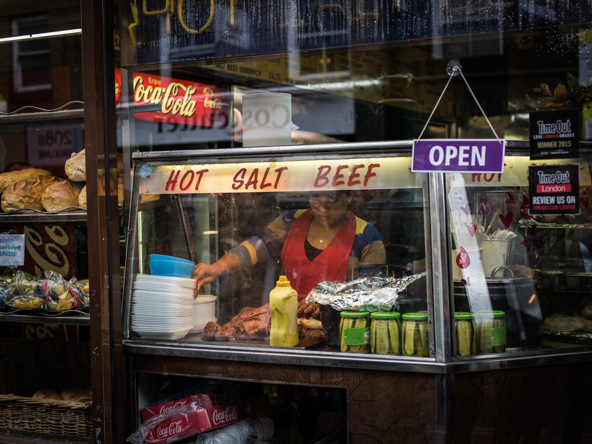 Pentax 645Z sample photo. Bagel shop photography