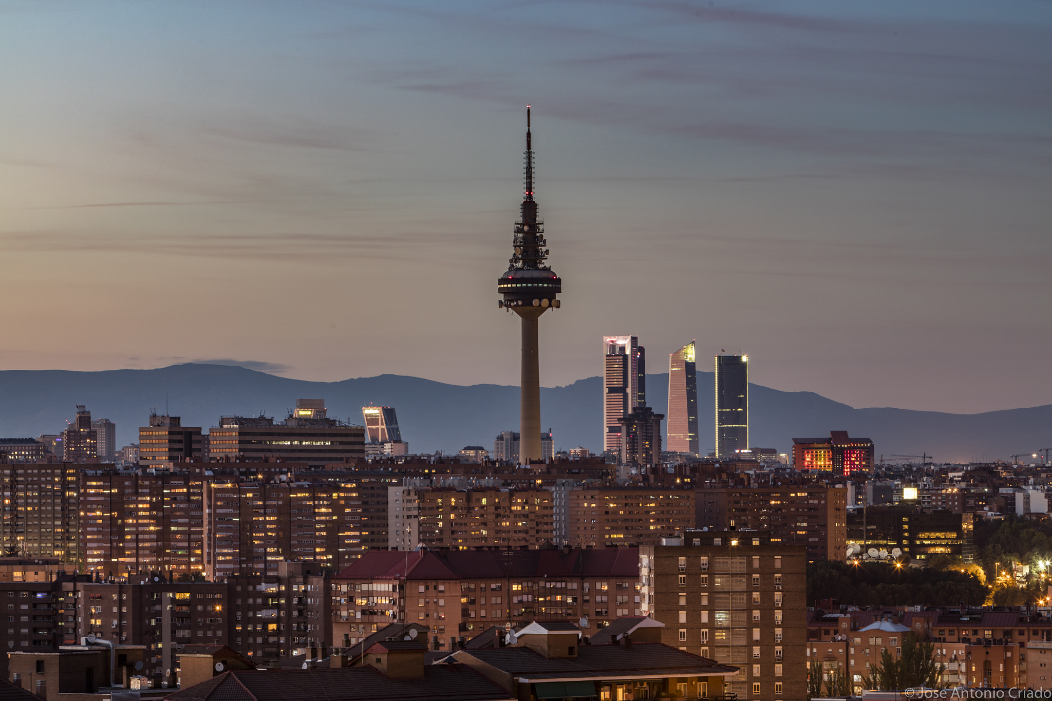 Canon EOS 5DS sample photo. Madrid desde el cerro del tío pío photography