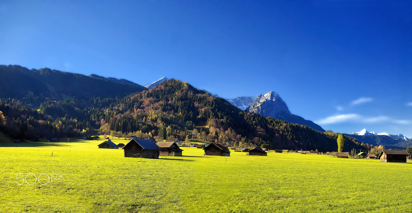 Nikon AF Nikkor 24-85mm F2.8-4D IF sample photo. Garmisch parten kirchen/highland in autumn photography