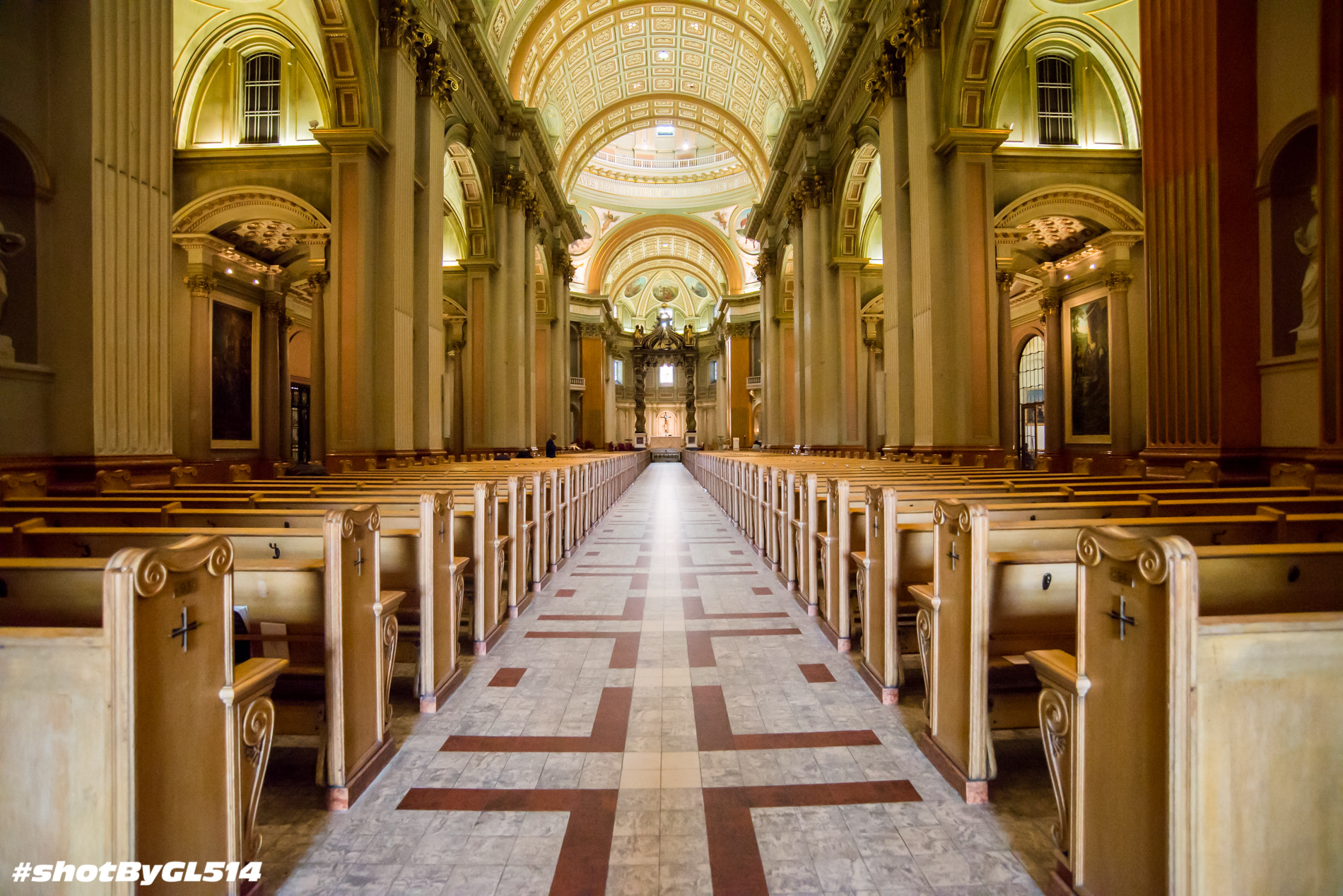Nikon D600 sample photo. Mary, queen of the world cathedral, montreal photography