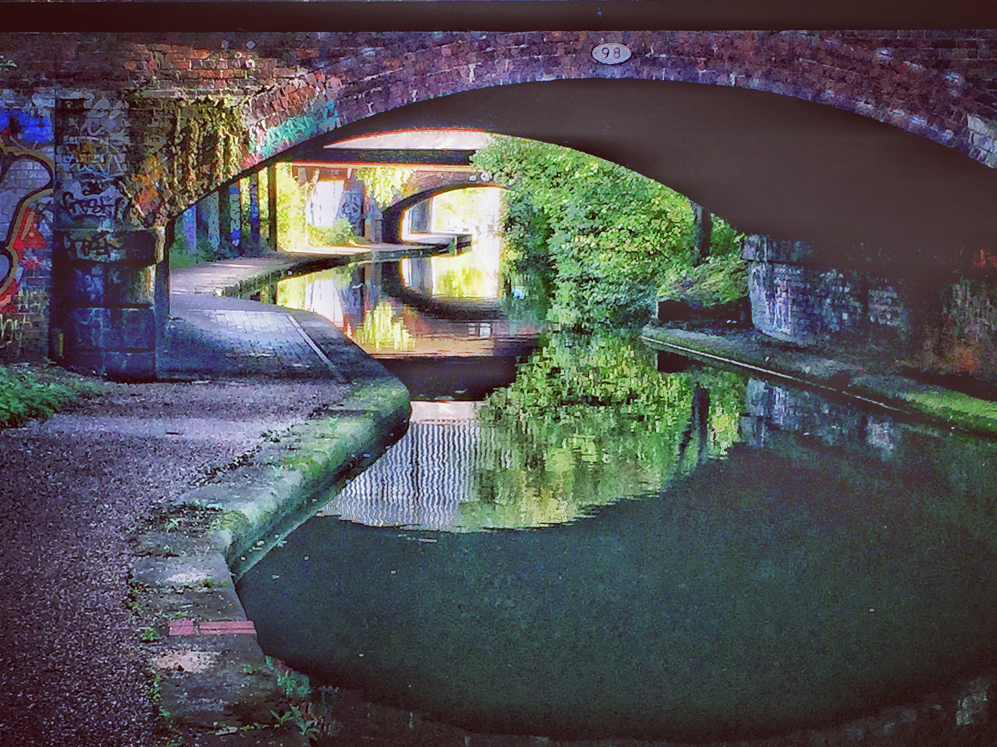 Jag.gr 645 PRO Mk III for Apple iPhone 6 sample photo. Grand union canal birmingham on an early morning bike ride photography