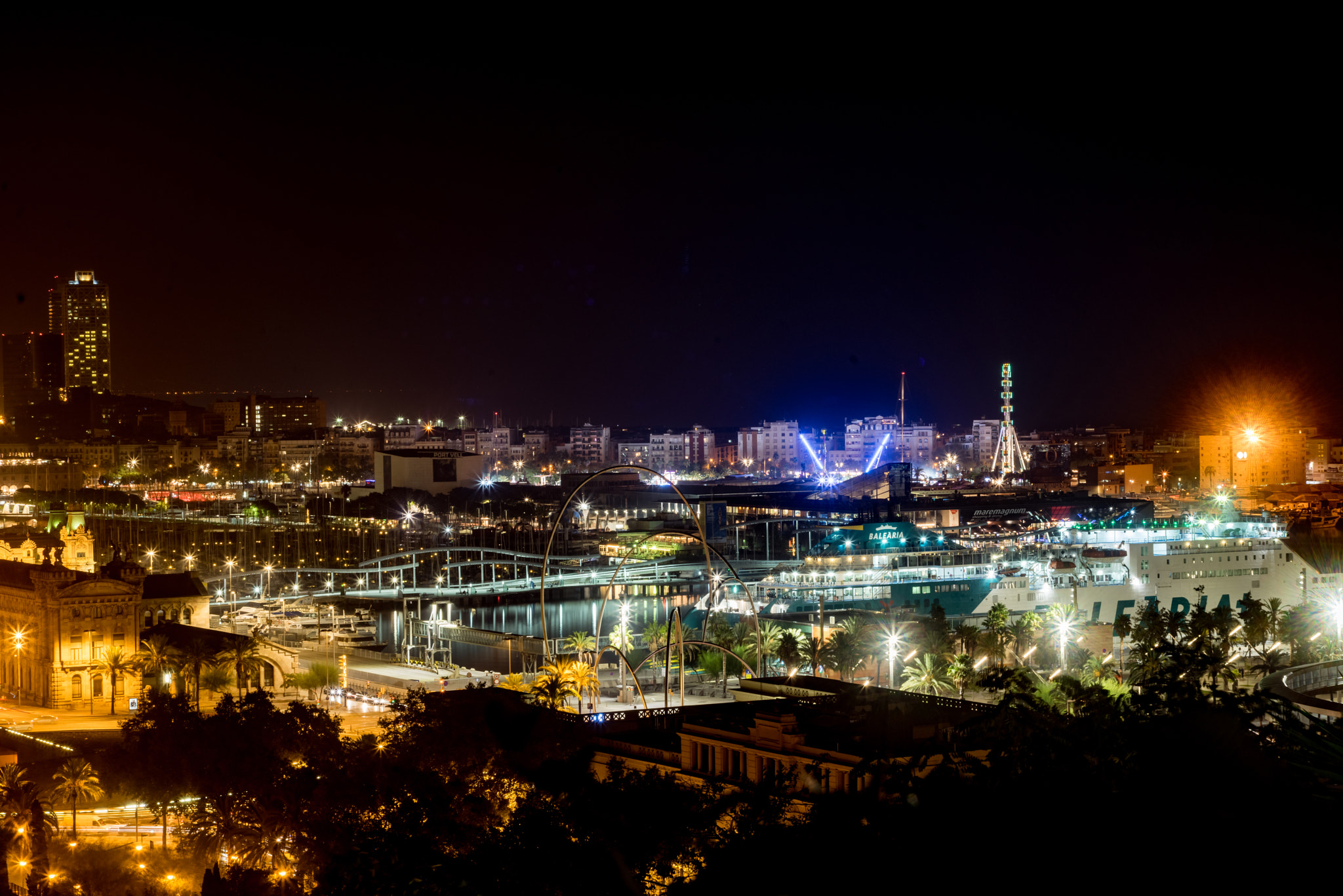 Sony a7R sample photo. Barcelona harbour.  photography