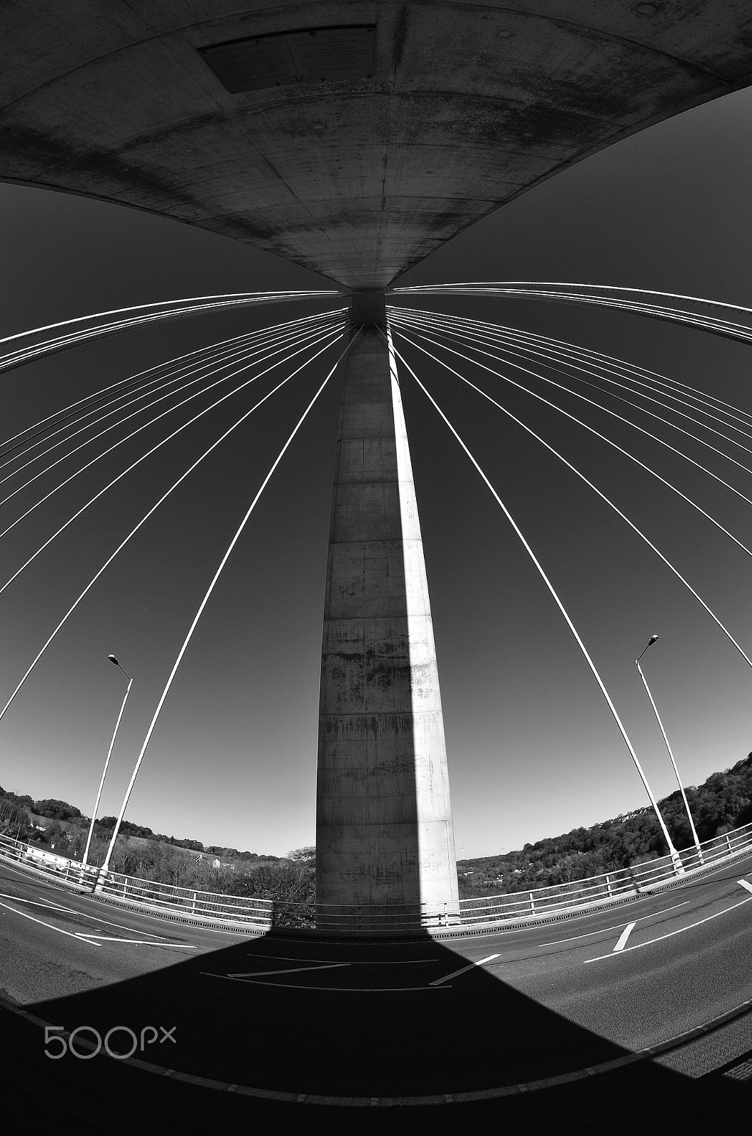 Nikon D7000 + Samyang 8mm F3.5 Aspherical IF MC Fisheye sample photo. Chartist bridge photography