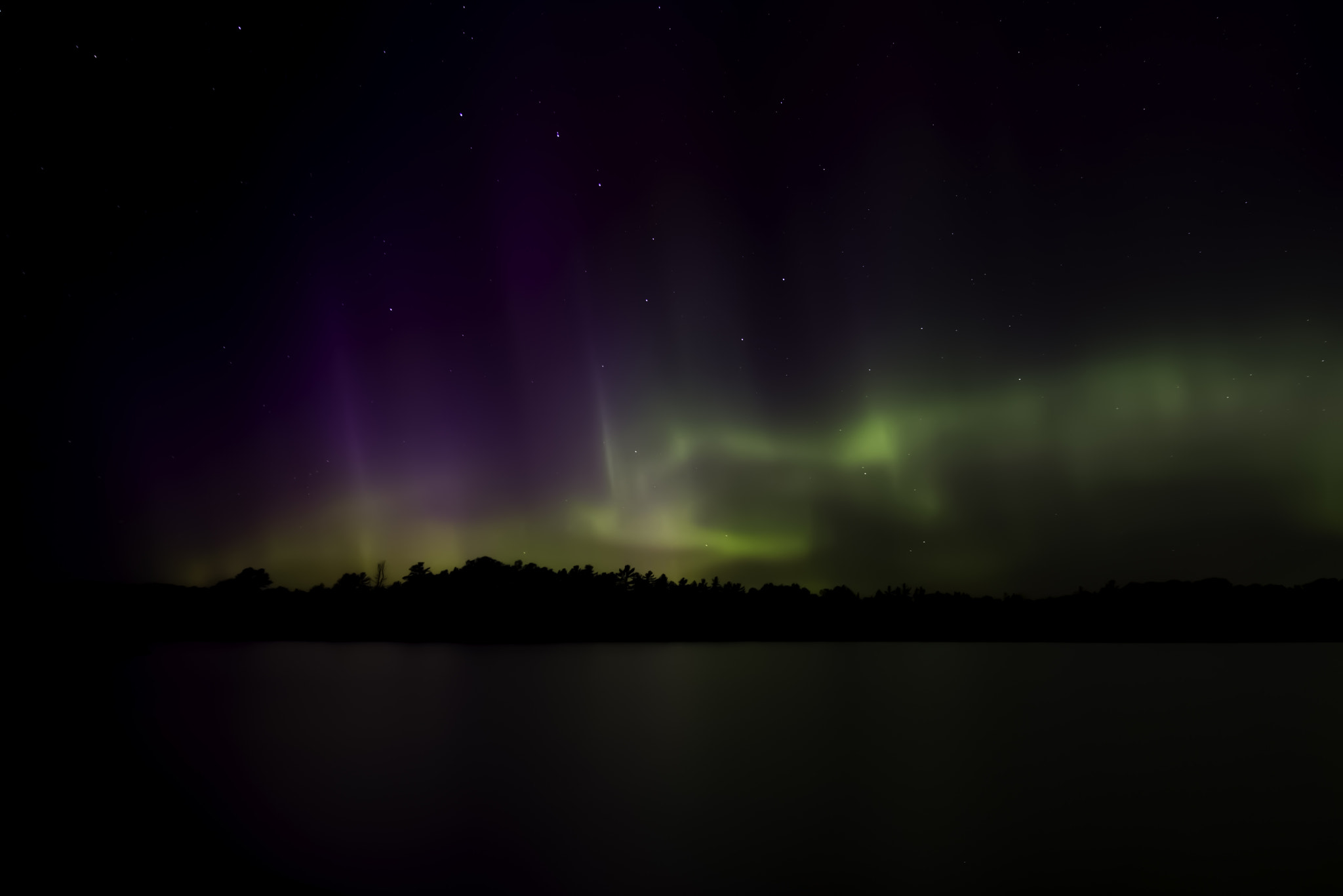 Canon EOS 1100D (EOS Rebel T3 / EOS Kiss X50) sample photo. Northern lights photography