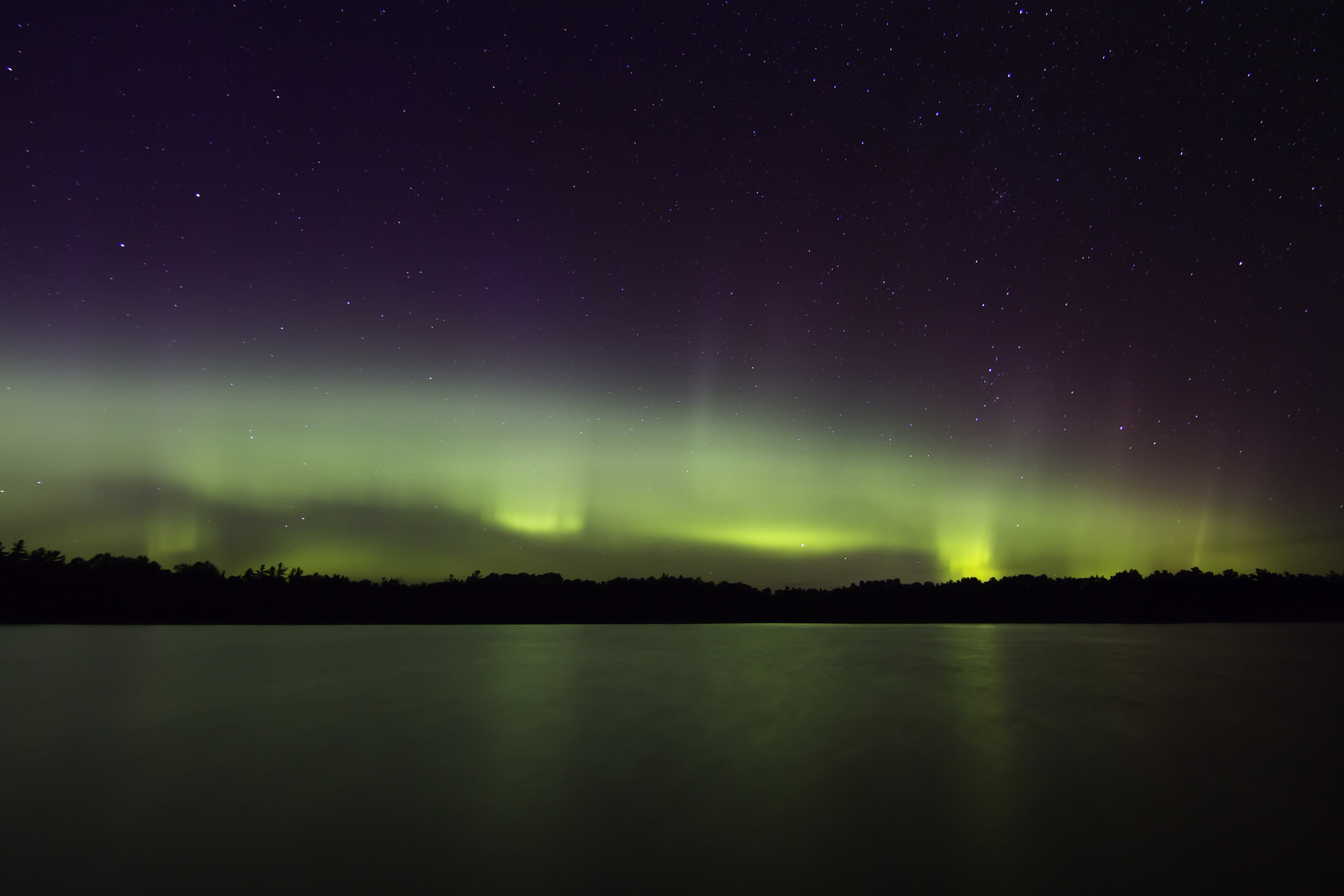 Canon EOS 1100D (EOS Rebel T3 / EOS Kiss X50) sample photo. Northern light nights photography