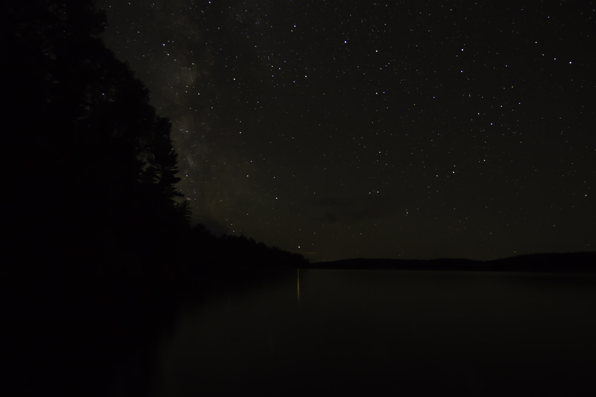 Canon EOS 1100D (EOS Rebel T3 / EOS Kiss X50) sample photo. Milky way in the bay photography