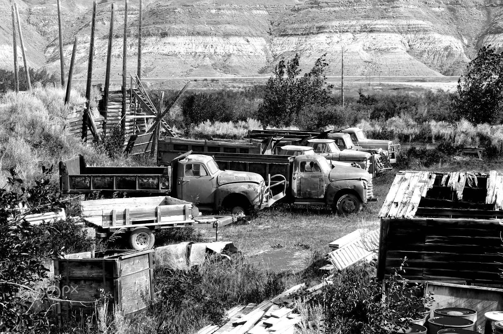 Nikon D300 sample photo. Atlas coal mine photography