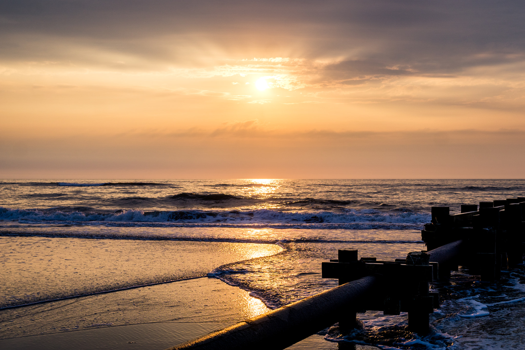 Sony FE 28mm F2 sample photo. Sea isle sunrise photography