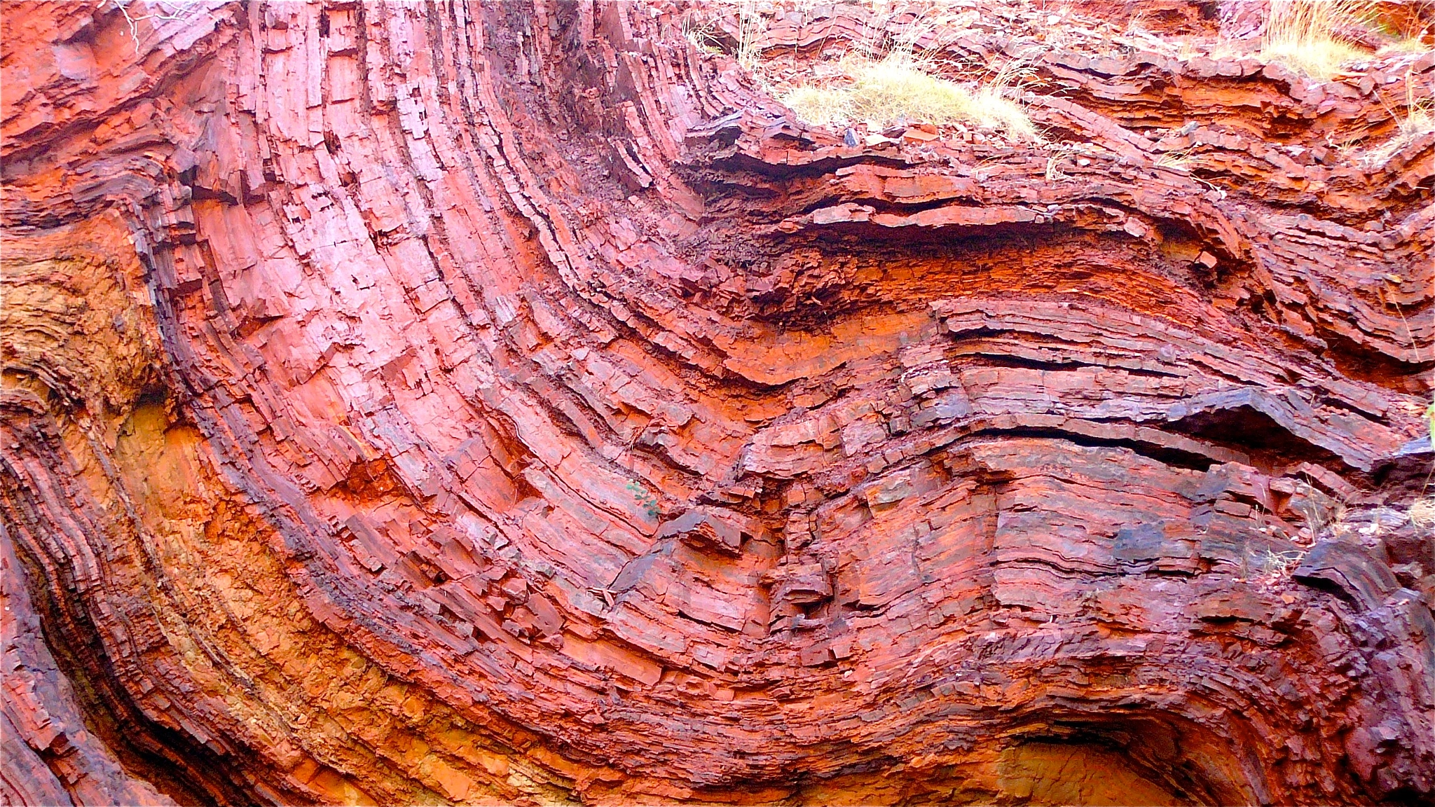 Panasonic DMC-TZ1 sample photo. Iron ore rich rock in the pilbara (wa) photography