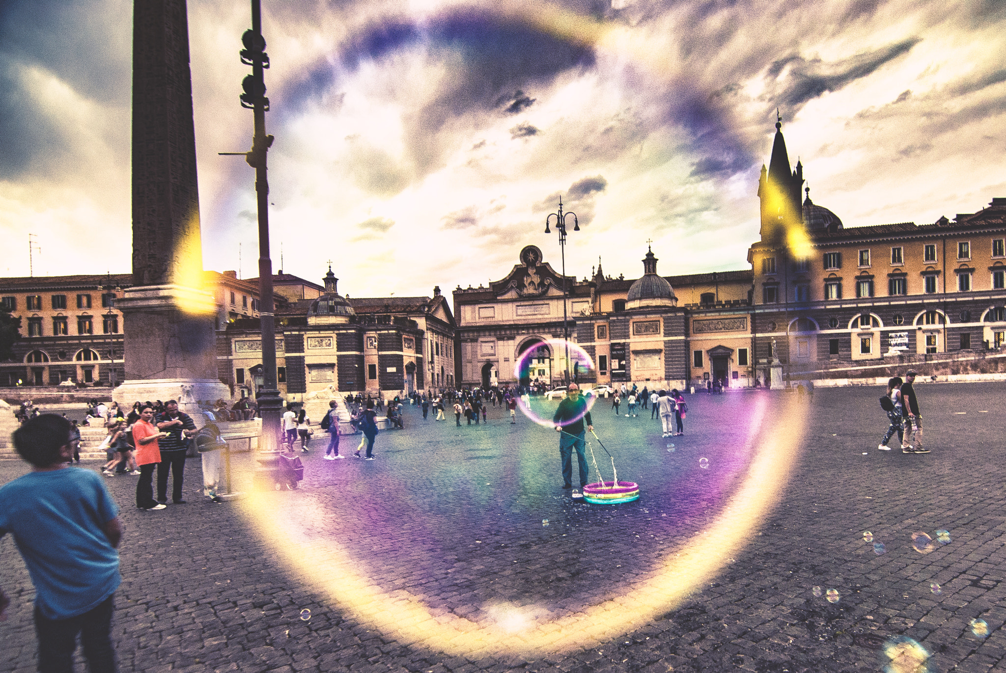 Nikon D3000 sample photo. Rome in a bubble photography