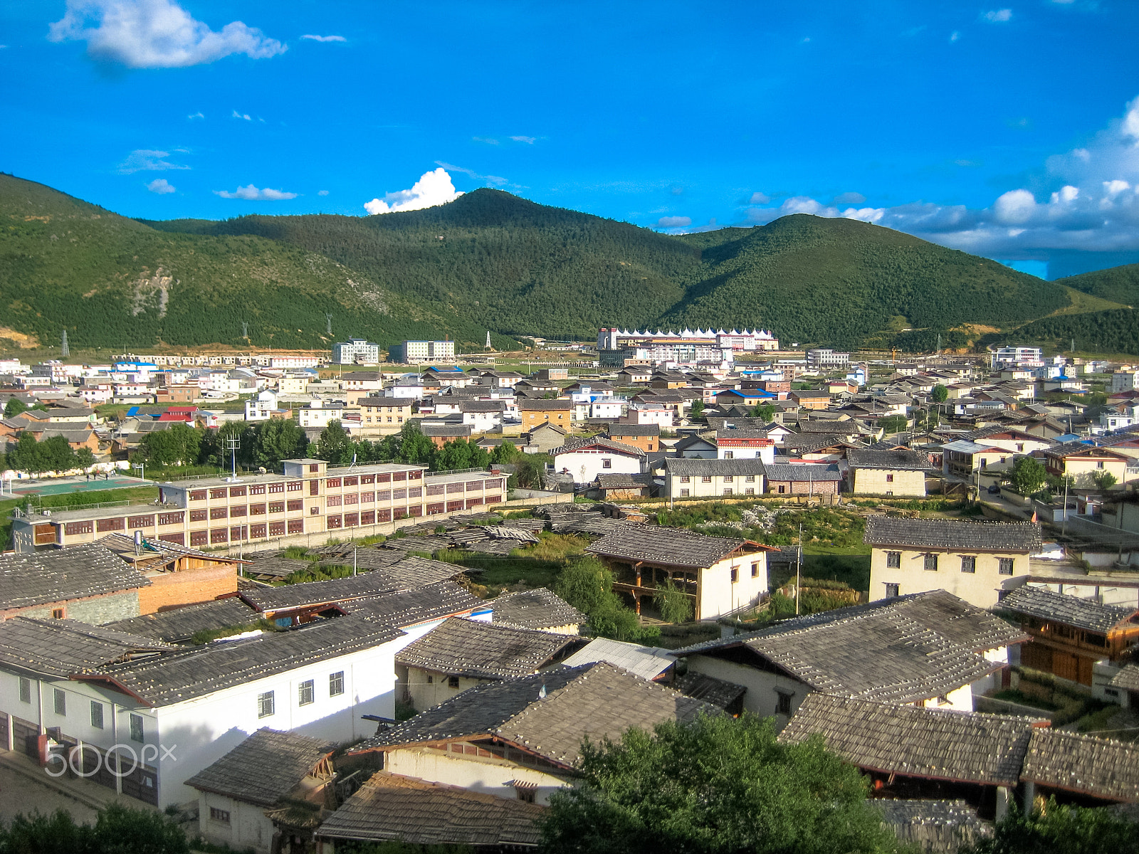 Canon POWERSHOT SD1000 sample photo. A landscape of rural china photography