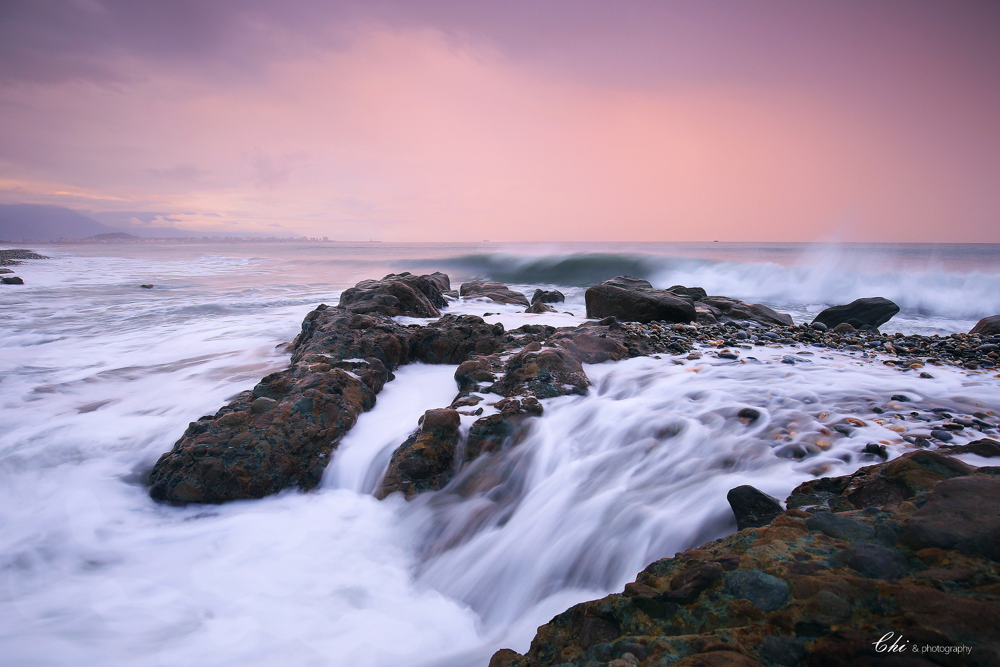 Canon EF 16-35mm F4L IS USM sample photo. Wave falls photography