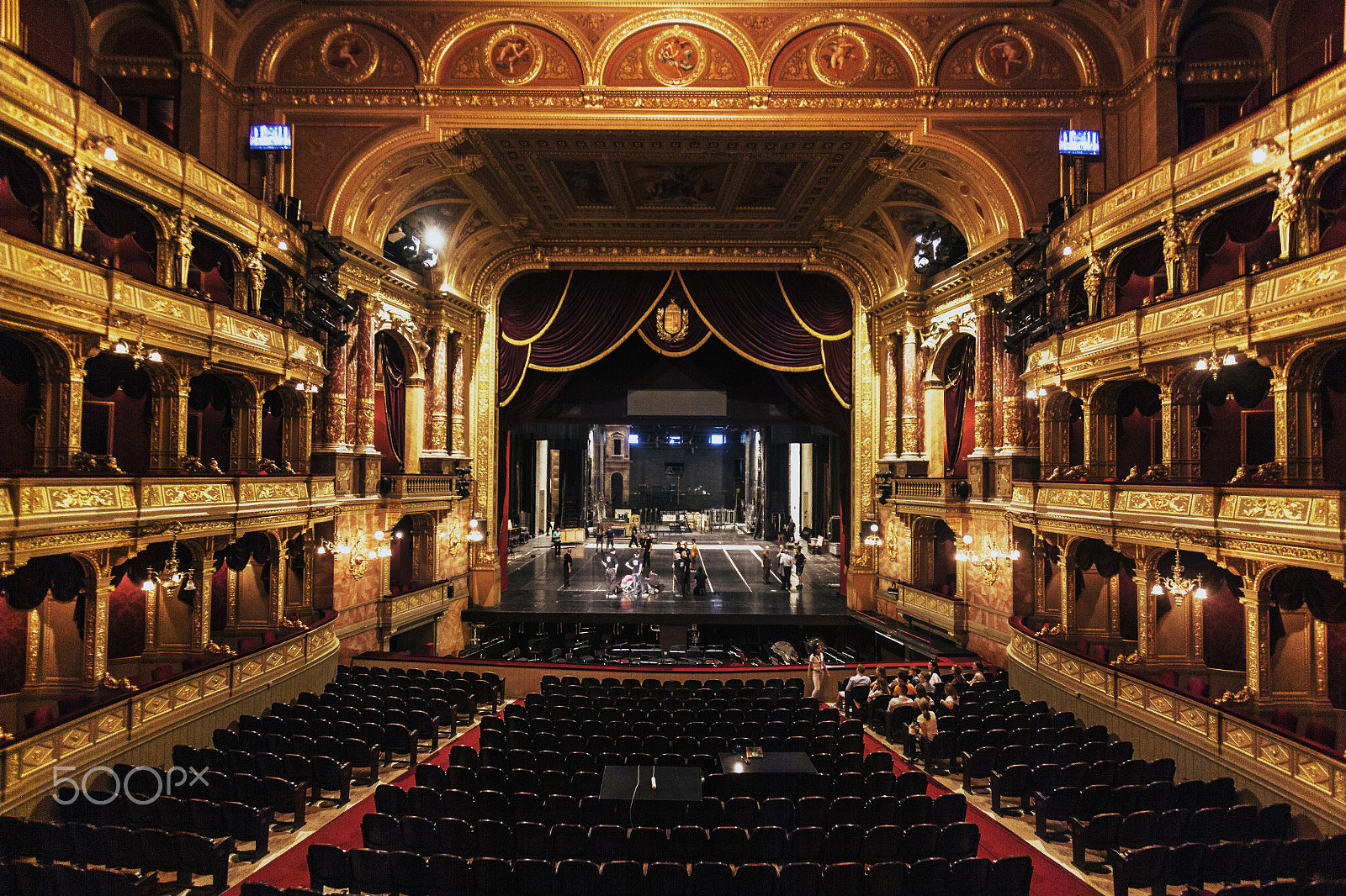 Canon EF-S 10-22mm F3.5-4.5 USM sample photo. Hungarian state opera house photography