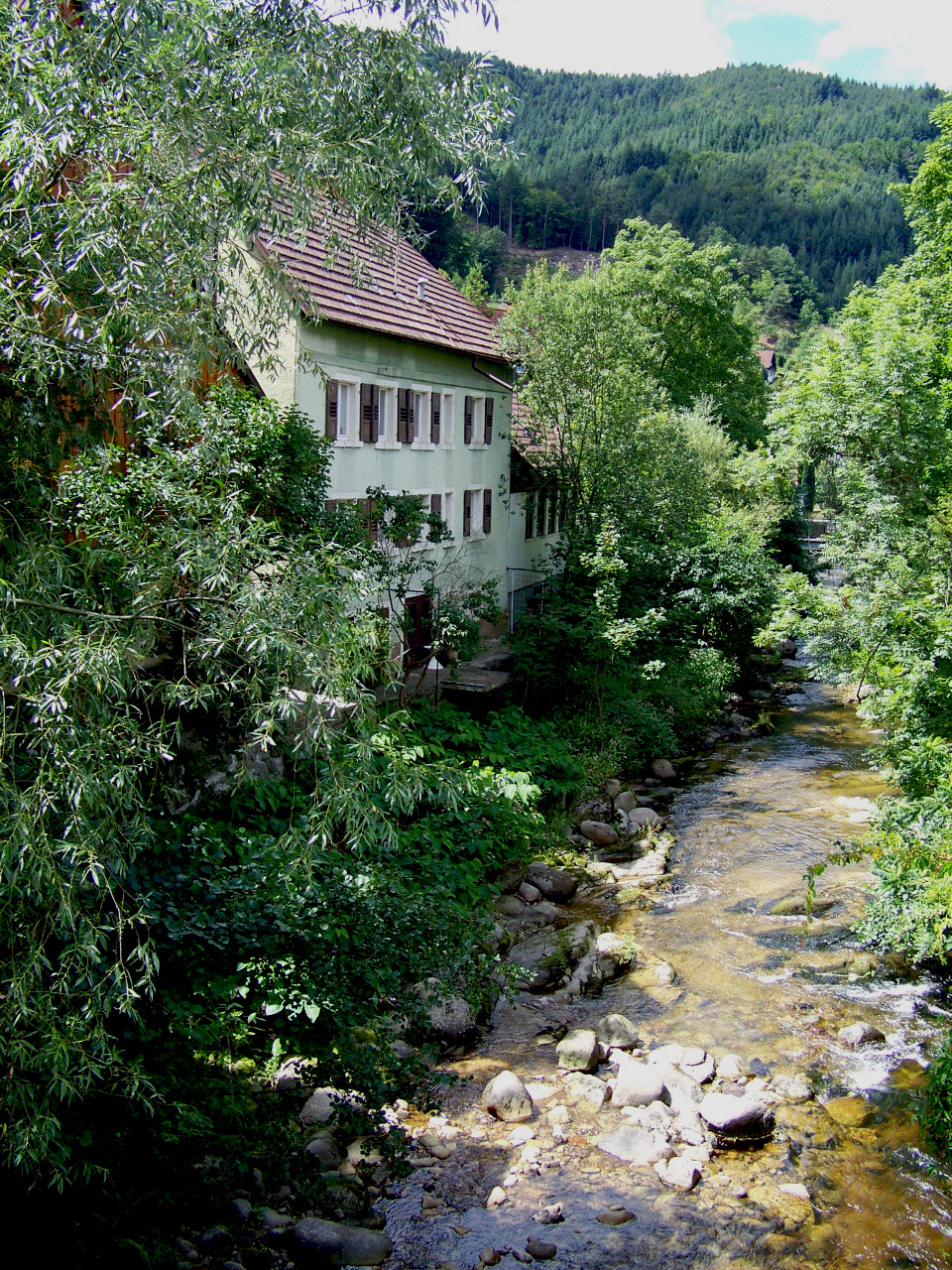 Kodak Z712 IS ZOOM DIGITAL CAMERA sample photo. Cool summer river photography