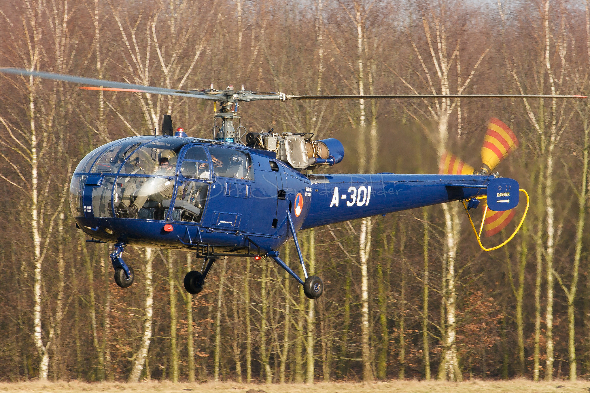 Canon EF 70-200mm F2.8L USM sample photo. Royal netherlands air force sa316b alouette iii a-301 photography
