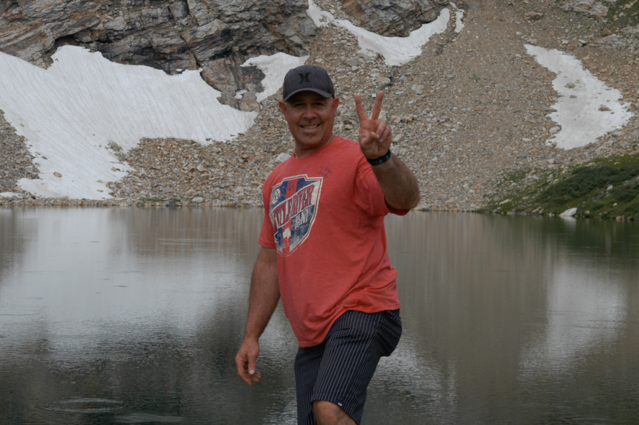 AF Zoom-Nikkor 28-100mm f/3.5-5.6G sample photo. Me jc..fishing native alpine trout.take a fishing licence photography