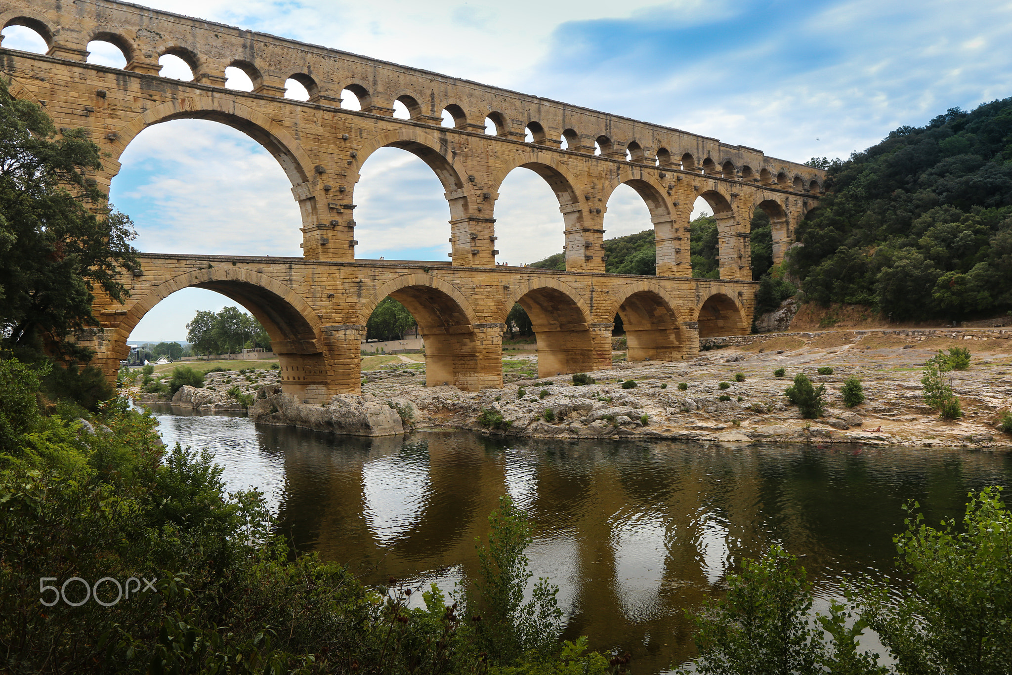 Roman aqueduct in France