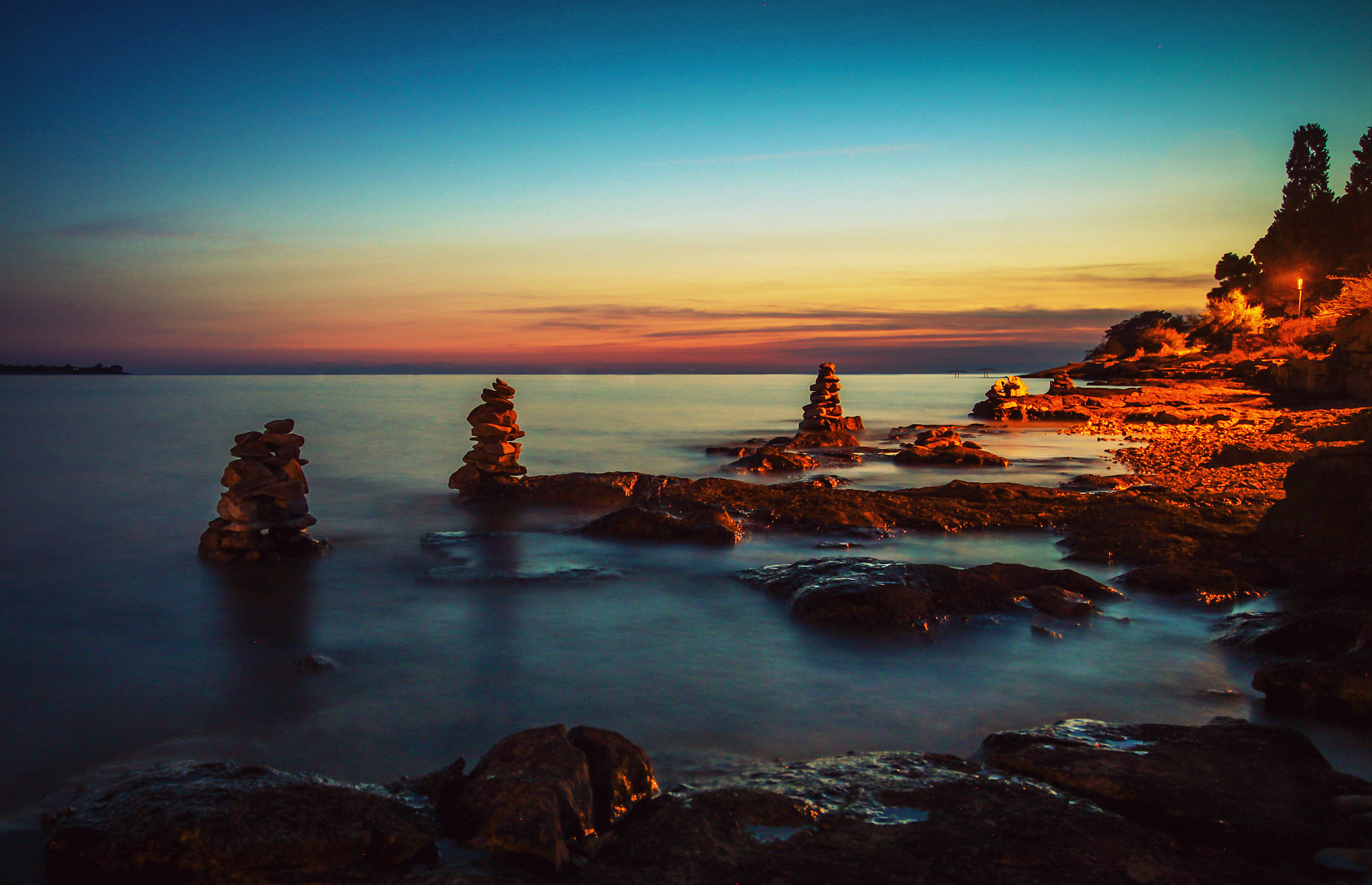 Canon EOS 50D sample photo. A peaceful evening by the sea photography