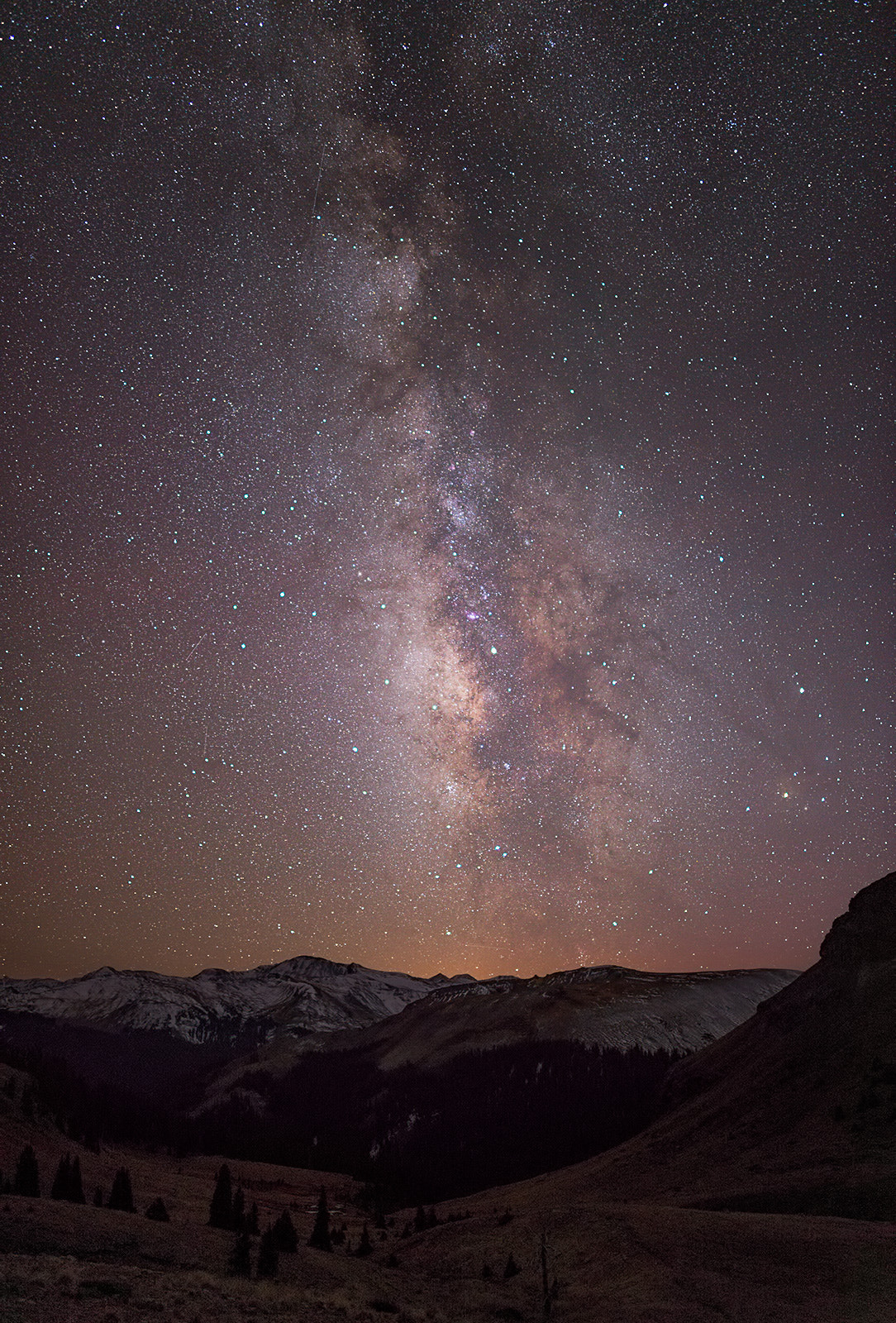 Nikon D600 sample photo. Wetterhorn milky way photography