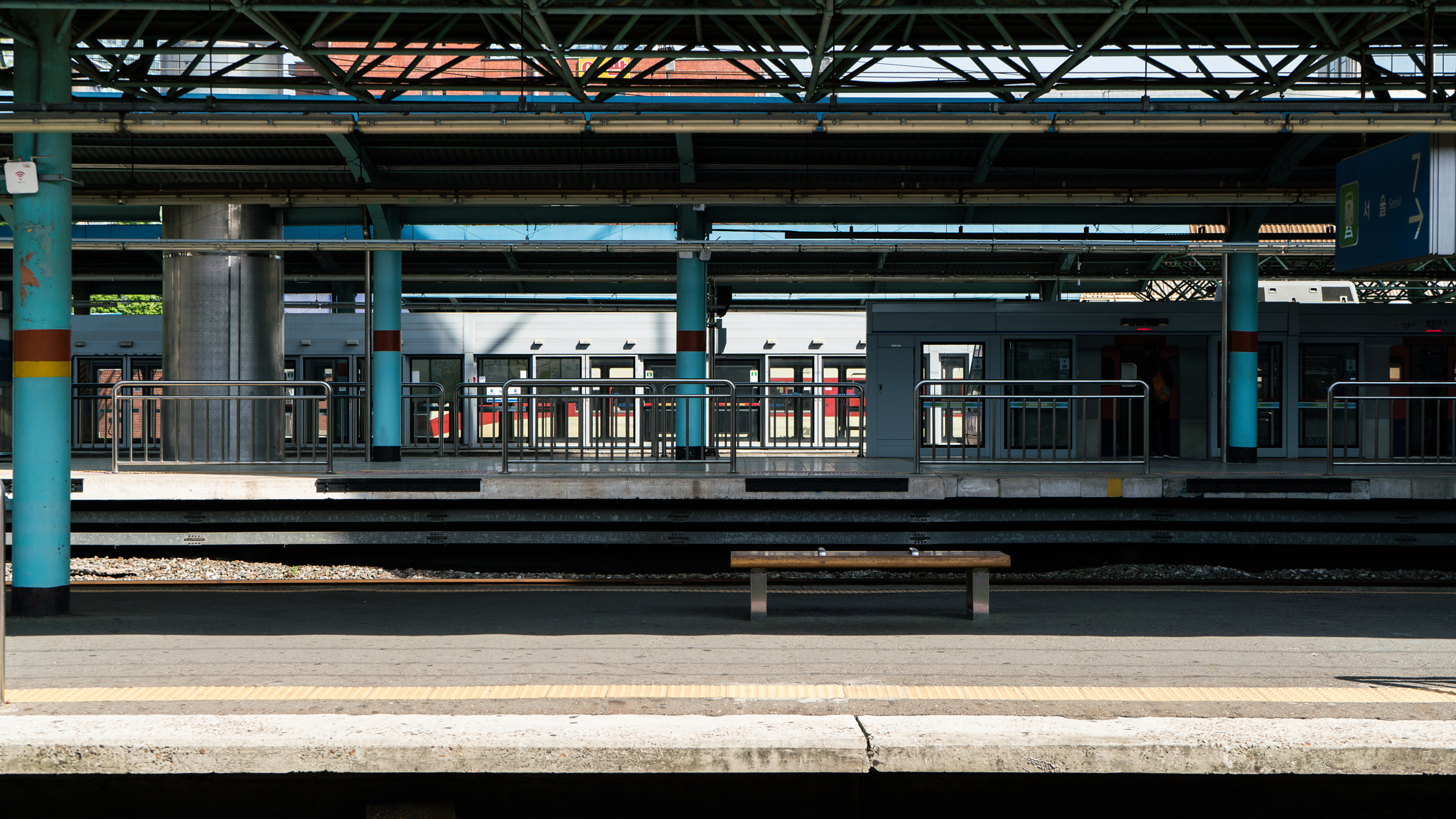 Sony a7R II + Sony FE 28-70mm F3.5-5.6 OSS sample photo. Train station photography