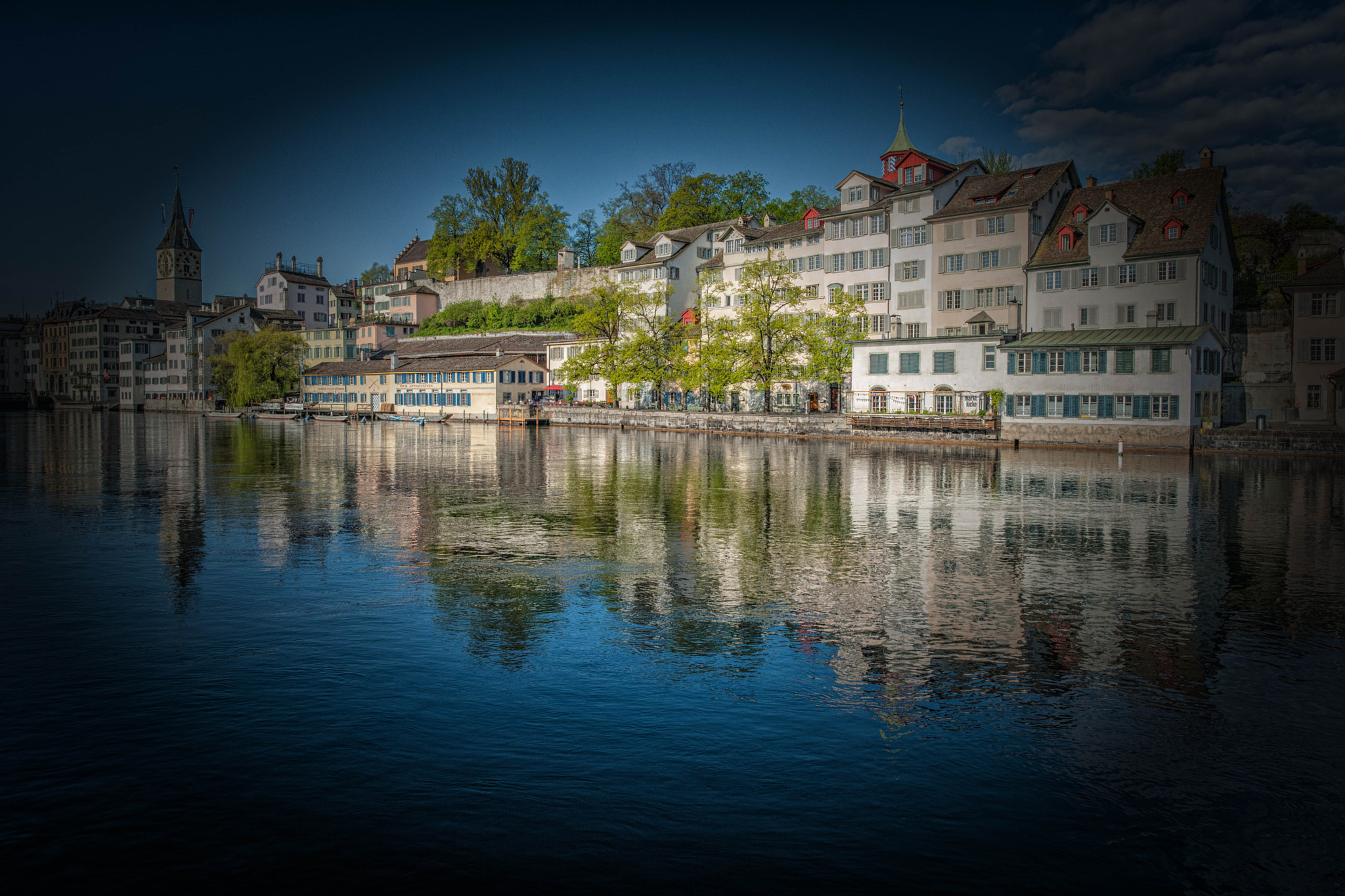 Nikon D3X + Nikon AF-S Nikkor 24mm F1.4G ED sample photo. Hometown mirroring river impressions photography