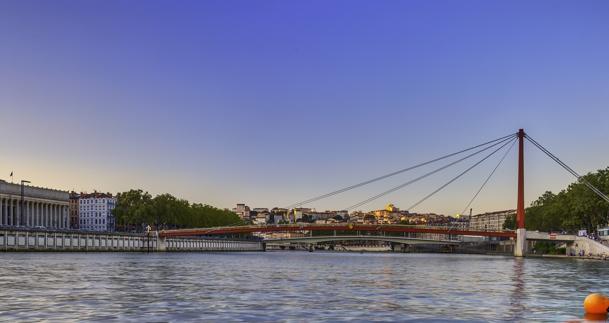 Nikon D4S sample photo. Lyon evening photography