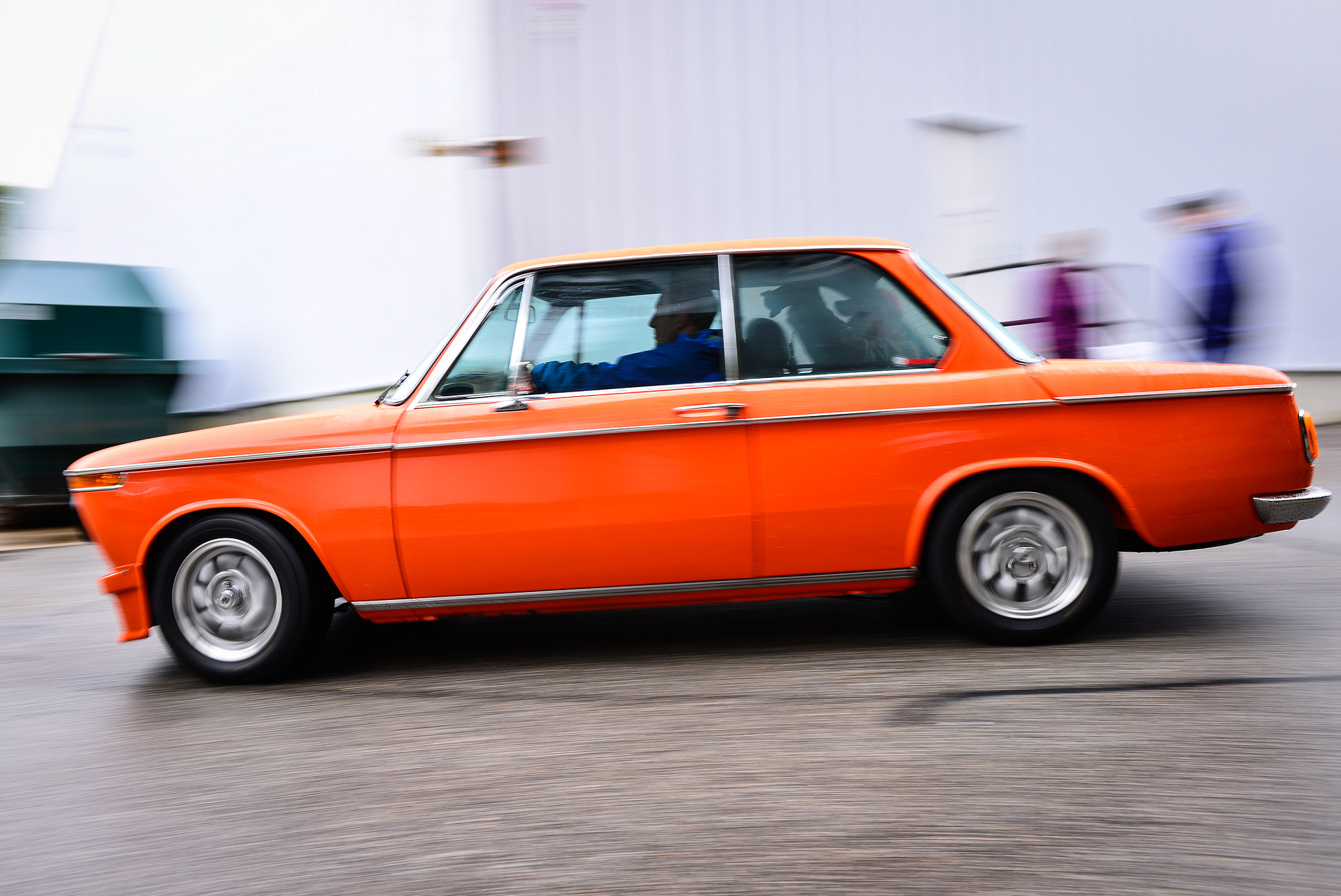 Nikon AF-S Nikkor 28-70mm F2.8 ED-IF sample photo. Orange bmw 2002 photography