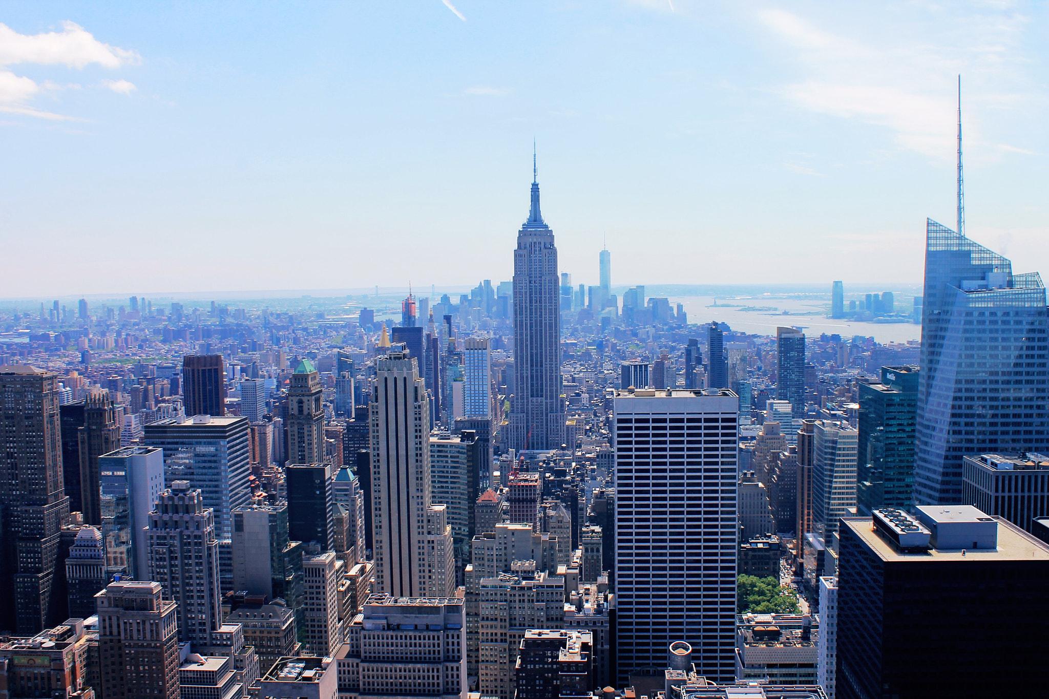 Canon EF-S 18-55mm F3.5-5.6 III sample photo. New york skyline photography