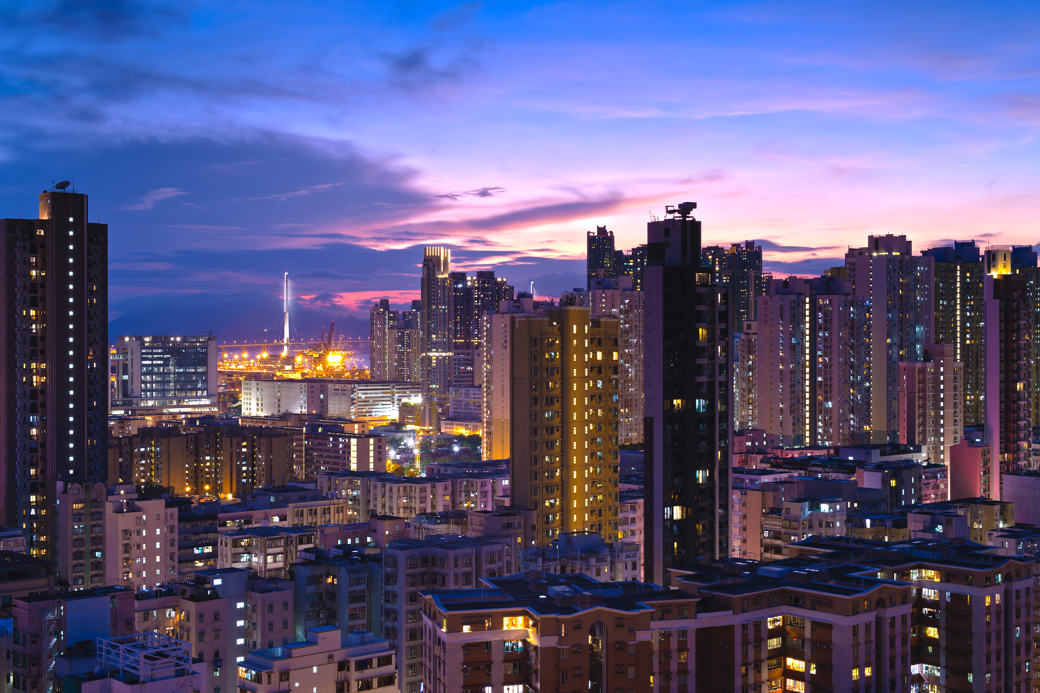 Sigma 50mm F1.4 EX DG HSM sample photo. Hong kong city photography