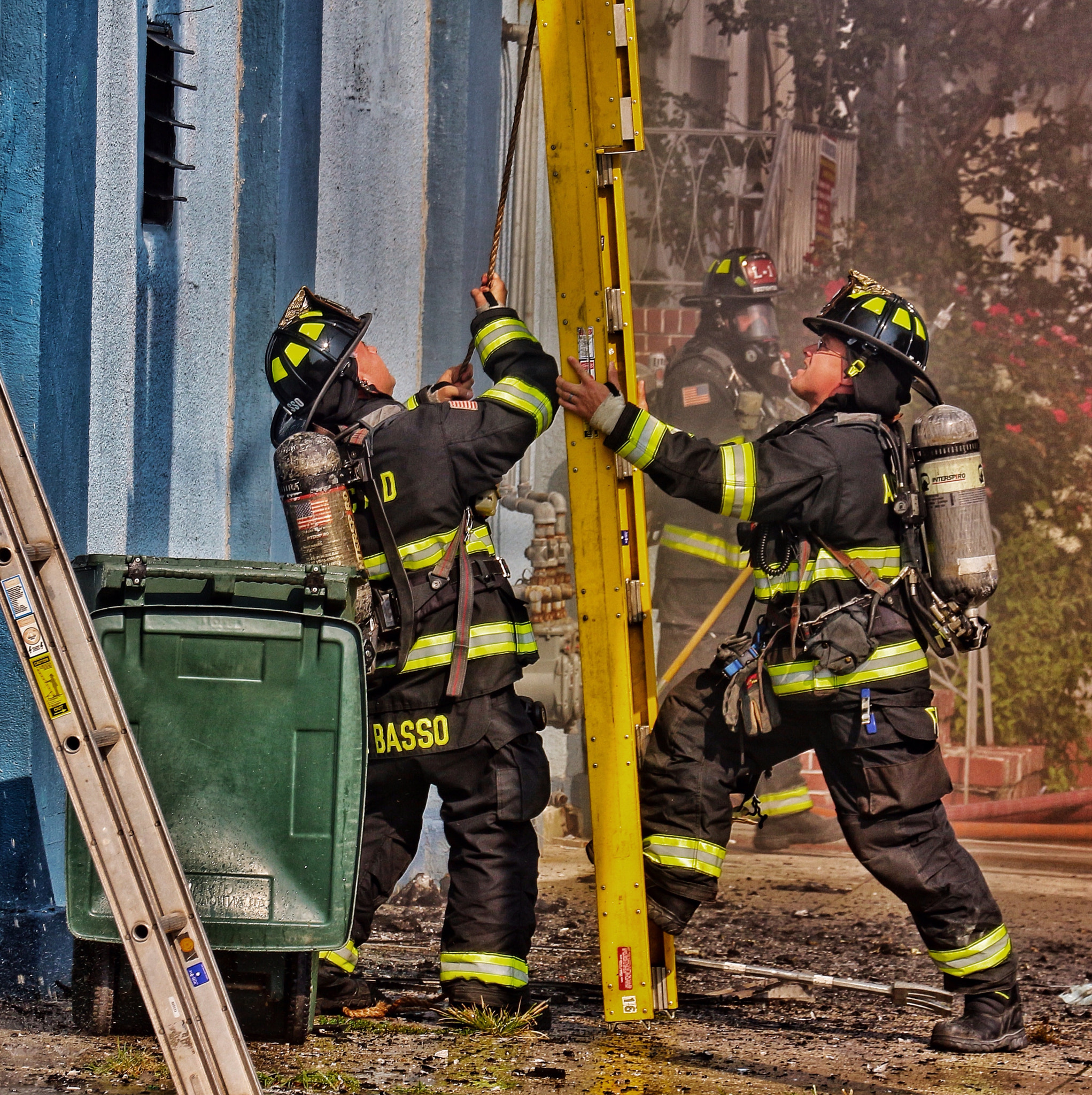 Canon EOS 650D (EOS Rebel T4i / EOS Kiss X6i) + Canon EF 70-300mm F4-5.6L IS USM sample photo. Firefighter series photography